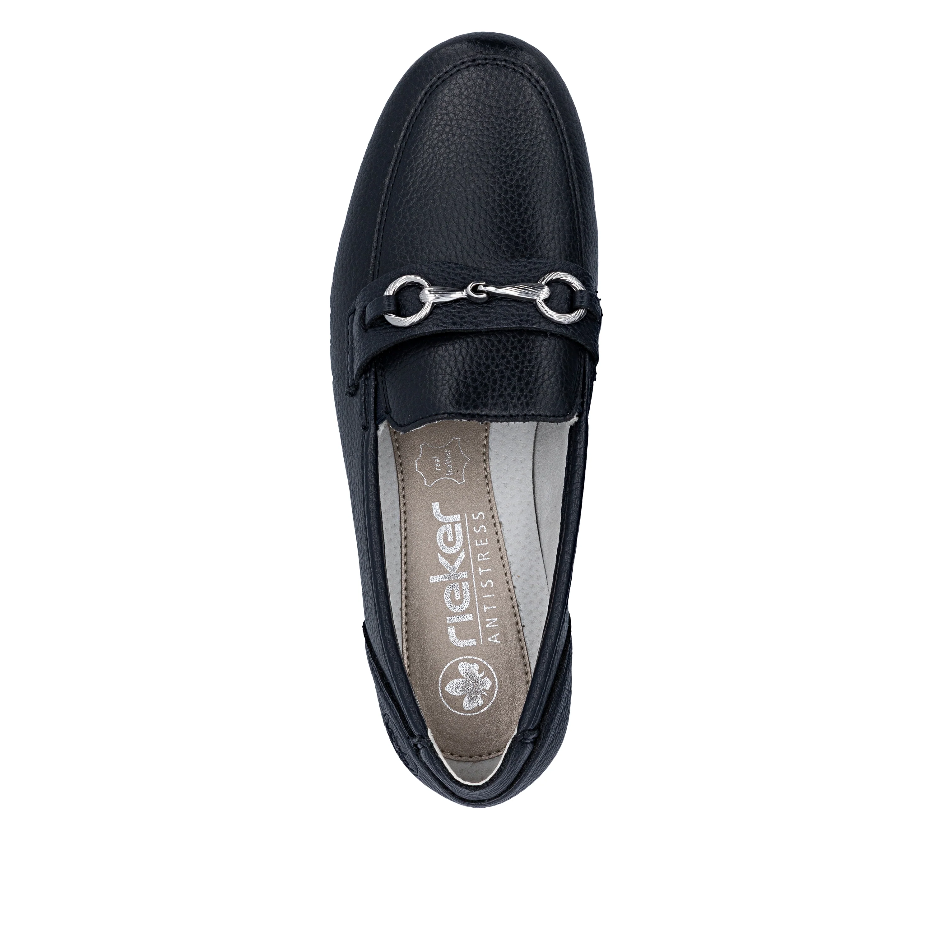 Rieker Women's Loafer Shoe - Blue | L9355-14 - Image 8