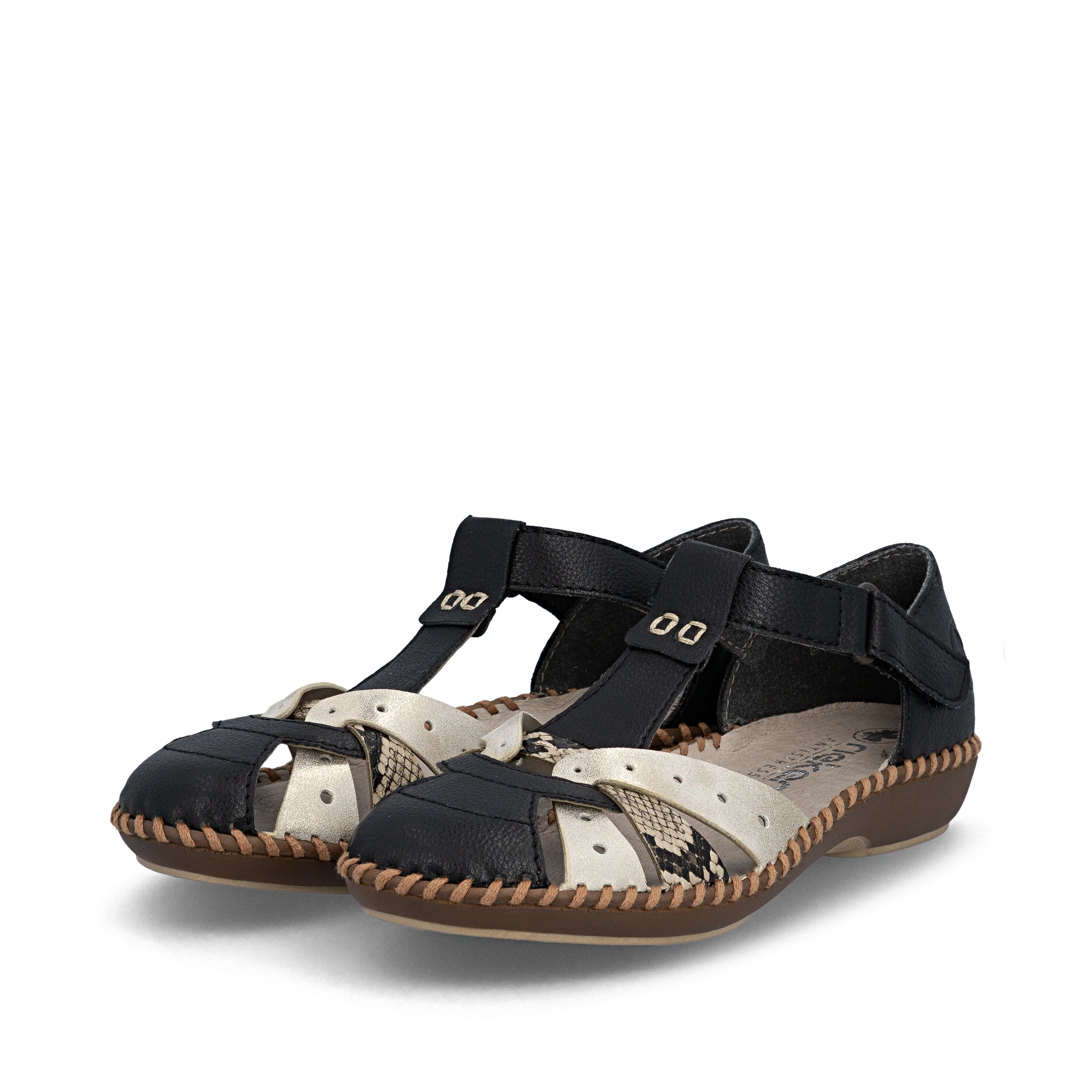 Rieker Women's Mary Jane Shoe - Black | M1655-00 - Image 16
