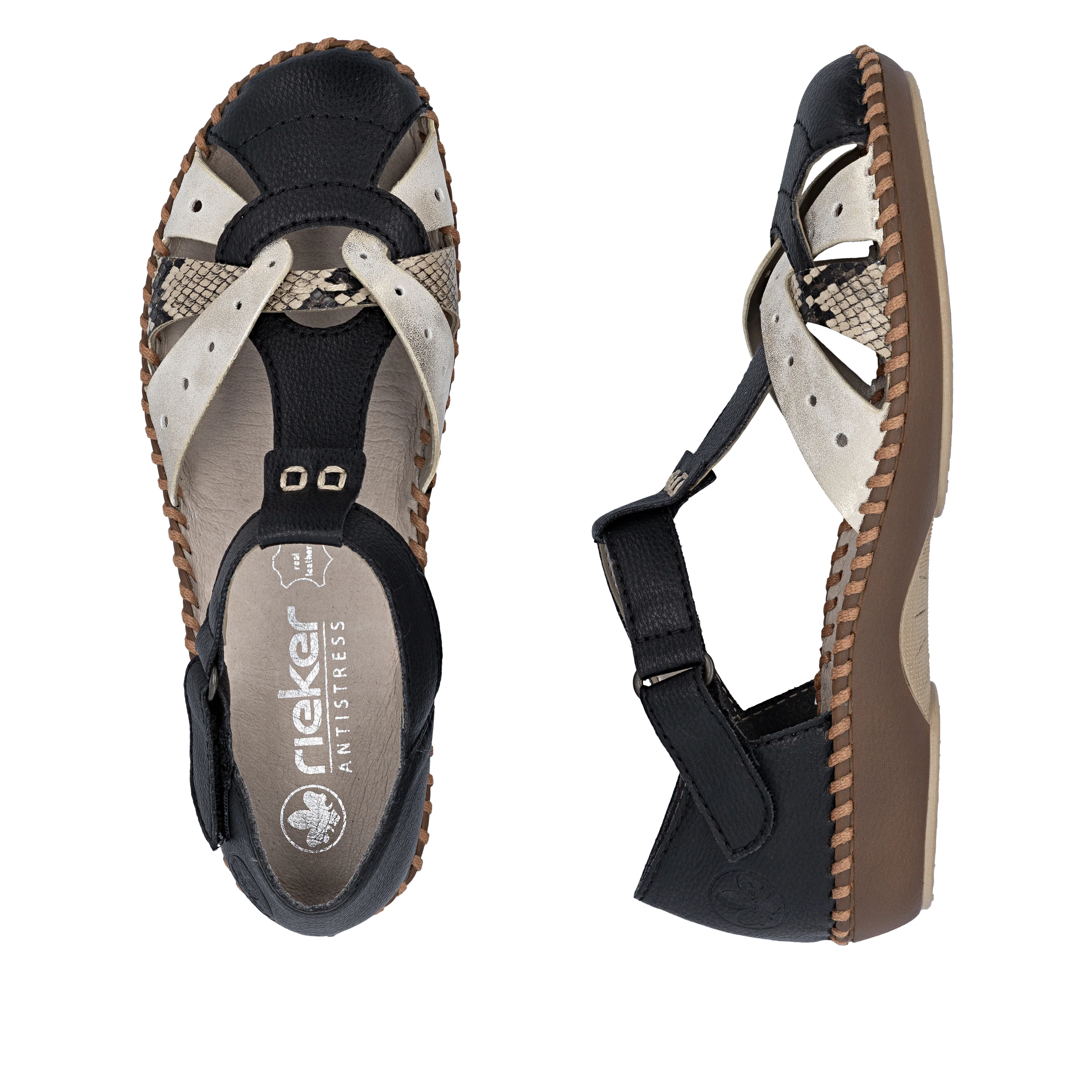 Rieker Women's Mary Jane Shoe - Black | M1655-00 - Image 18