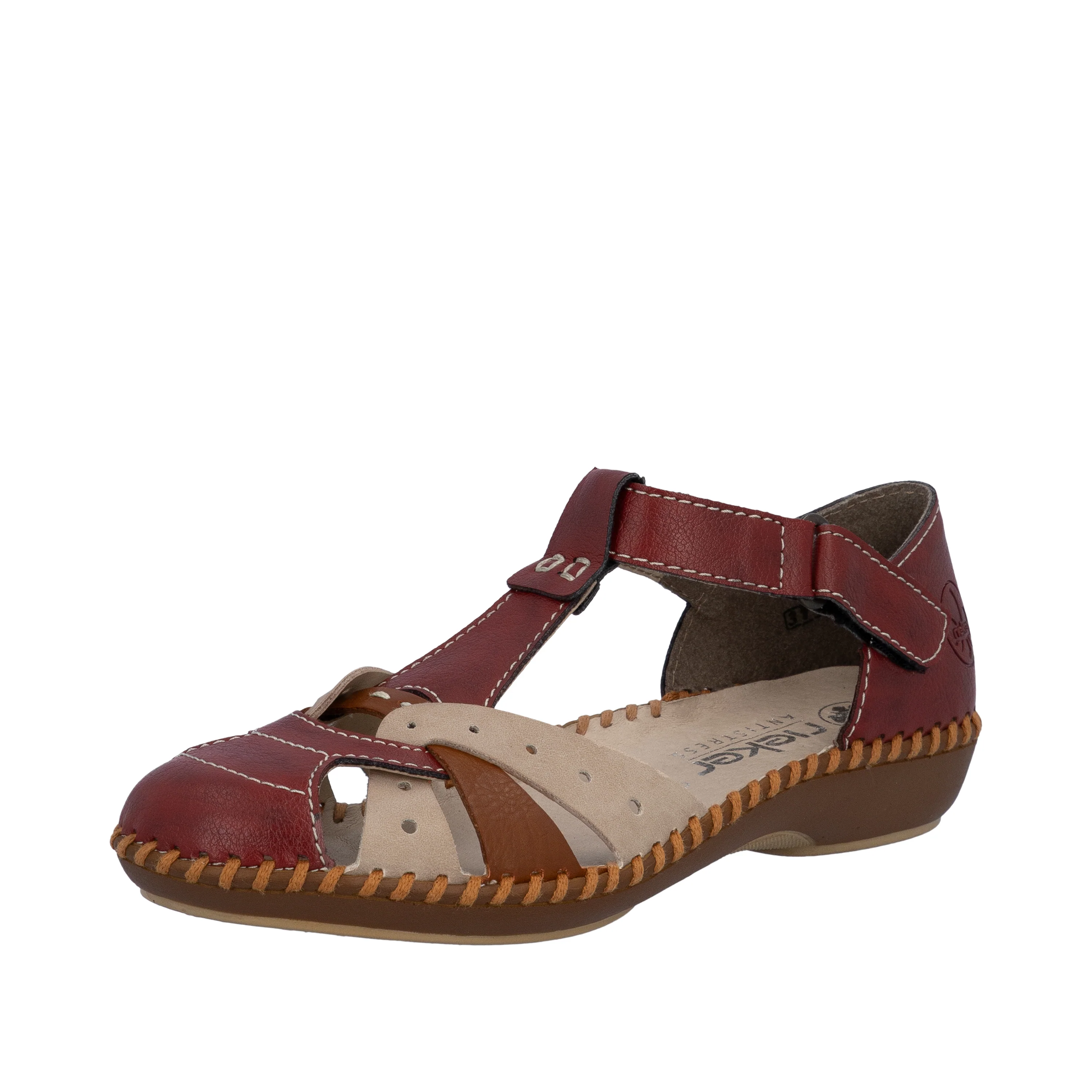 Rieker Women's Mary Jane Shoe - Red | M1655-34