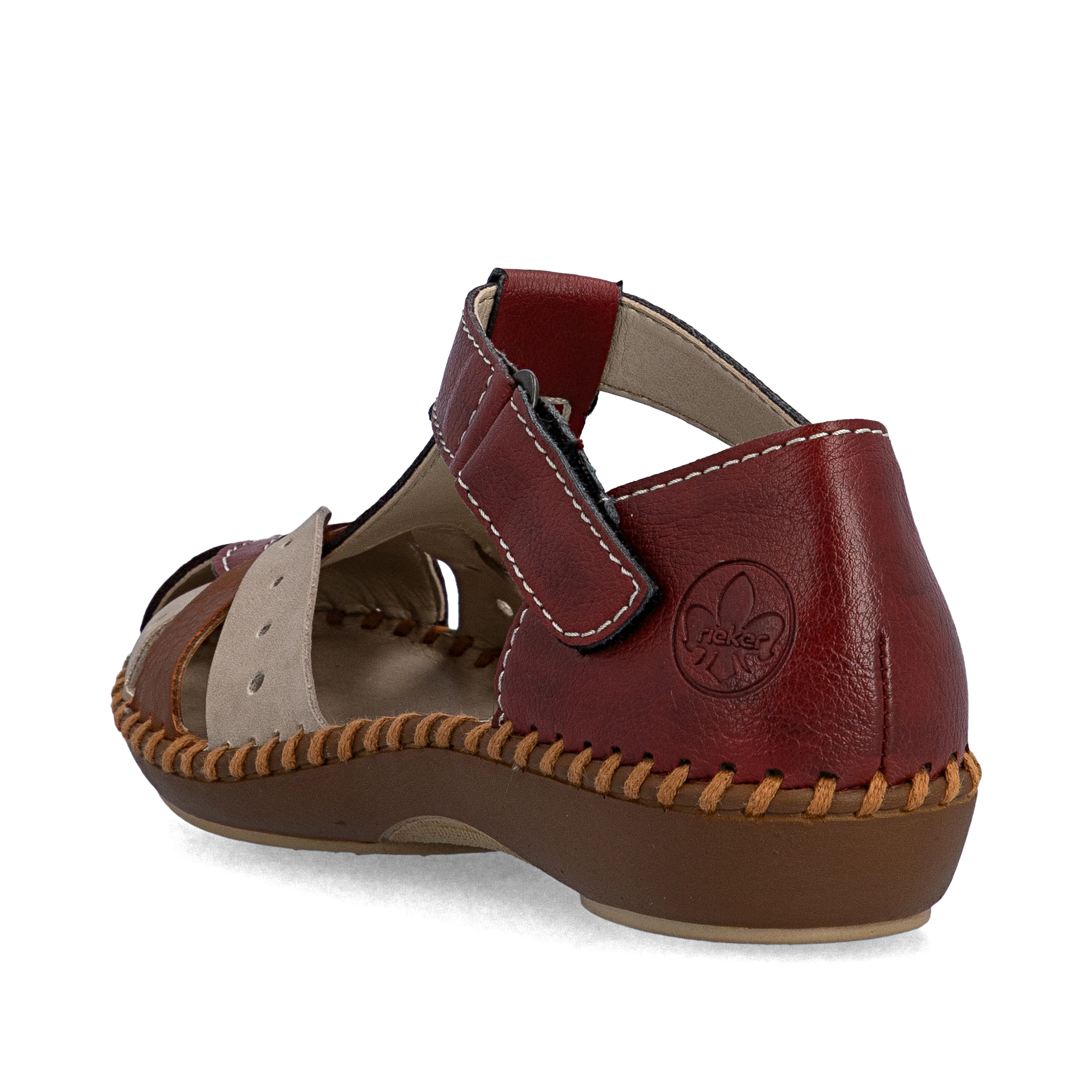 Rieker Women's Mary Jane Shoe - Red | M1655-34 - Image 6
