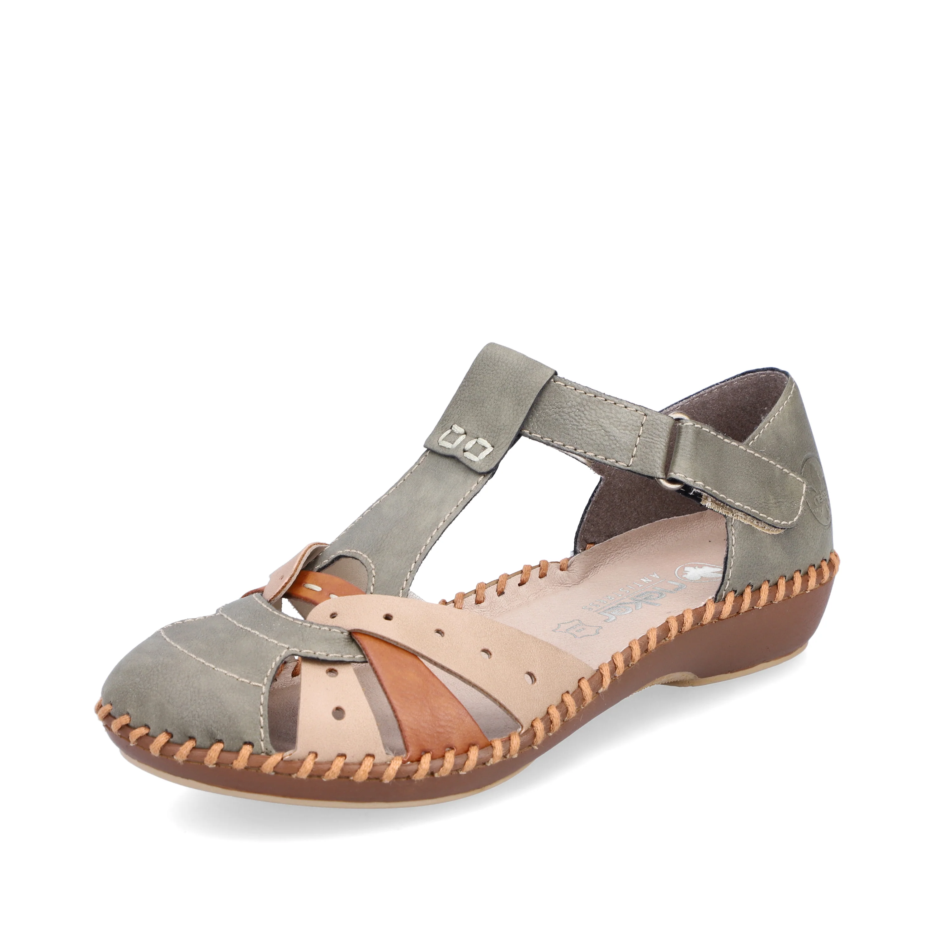 Rieker Women's Mary Jane Shoe - Green | M1655-54