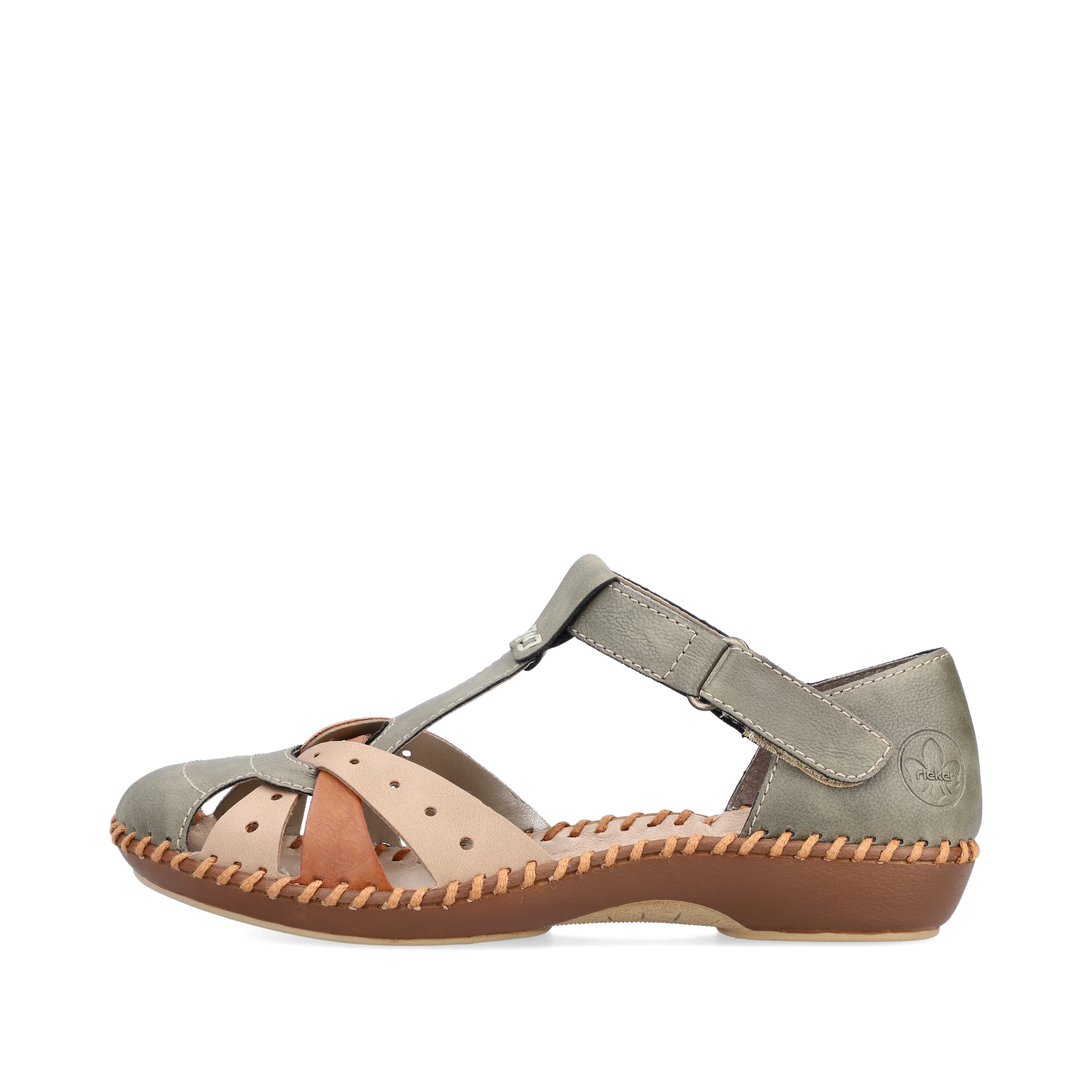 Rieker Women's Mary Jane Shoe - Green | M1655-54 - Image 5