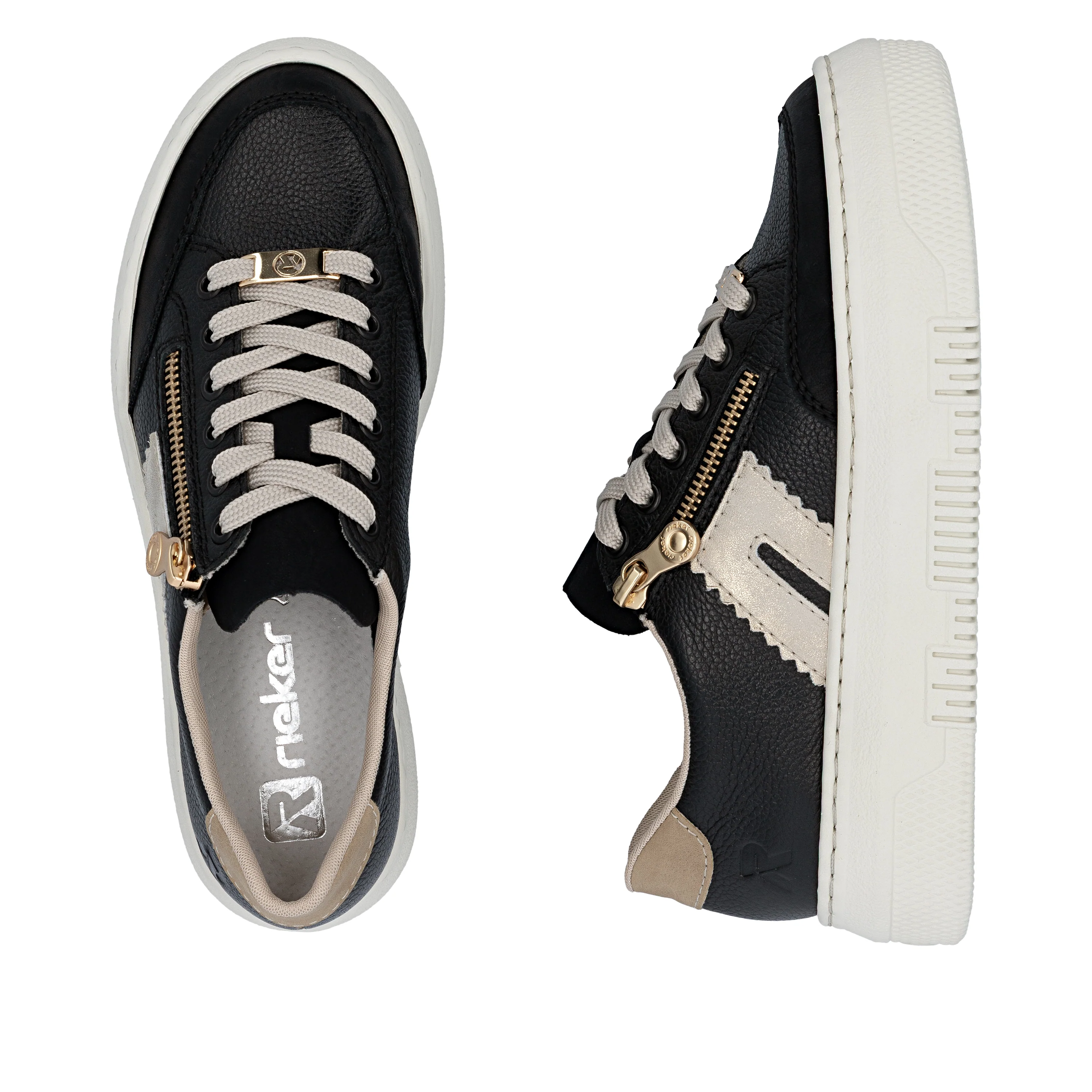 Rieker Women's Trainer - Black | M1912-00 - Image 19