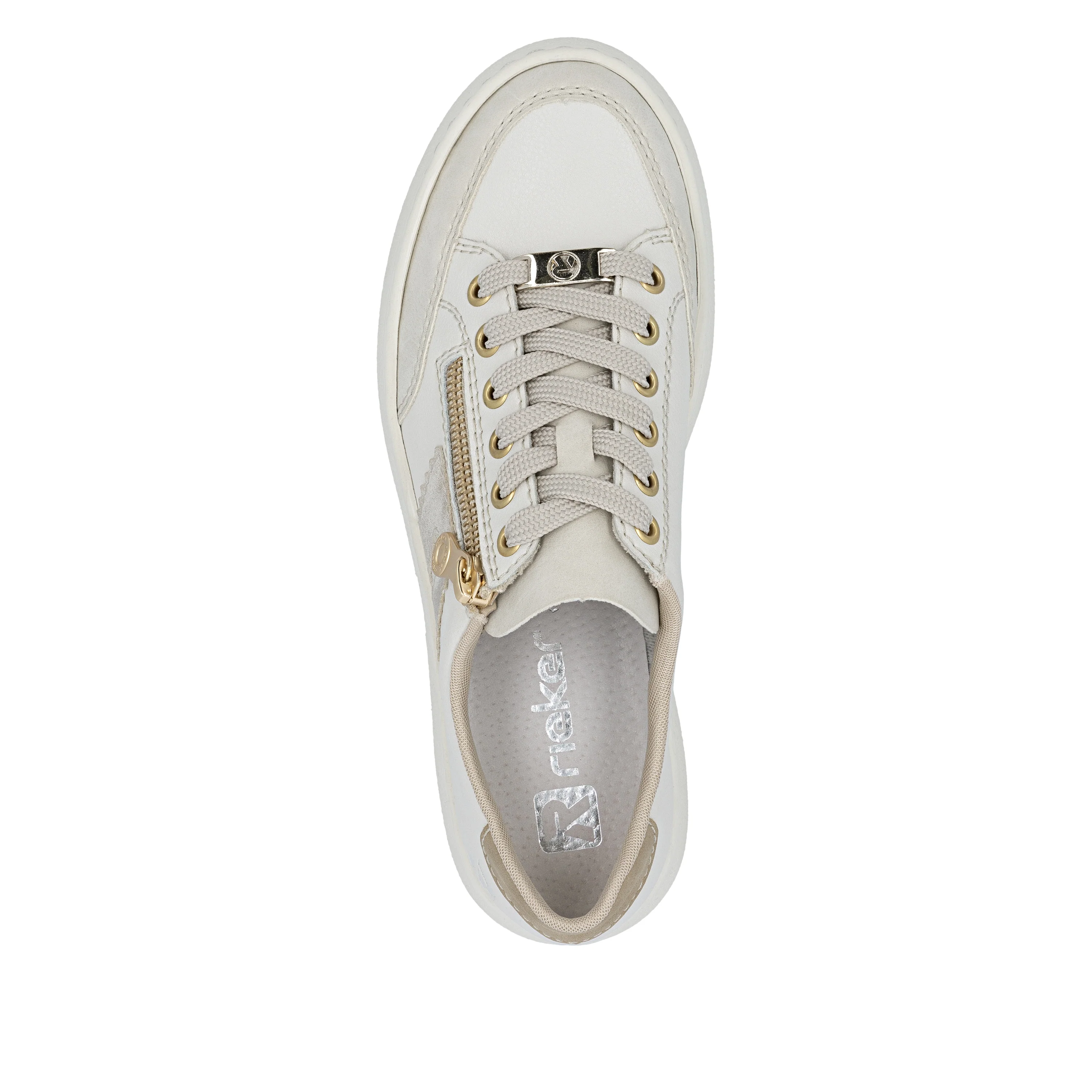 Rieker Women's Trainer - White | M1912-80 - Image 7