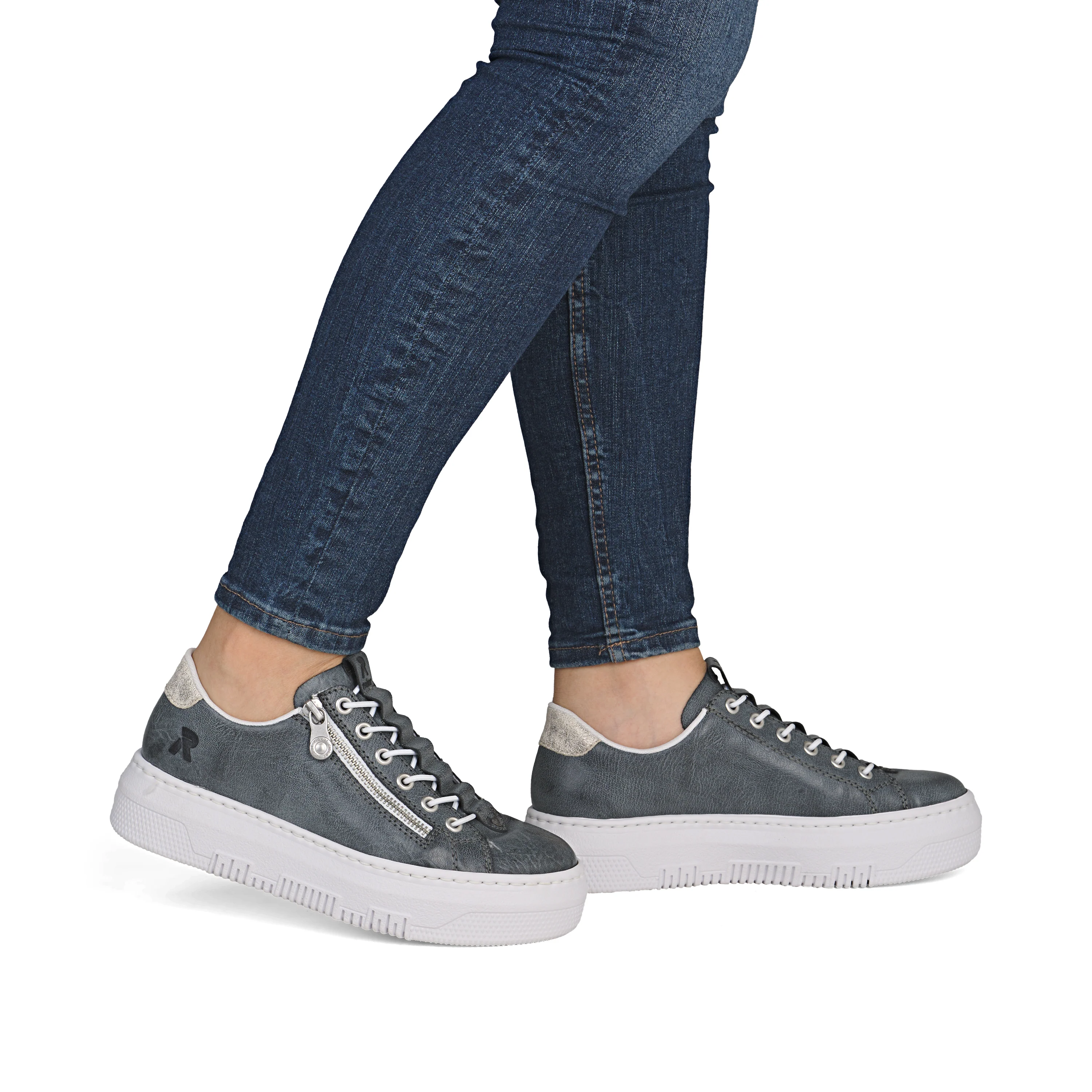 Rieker Women's Trainer - Blue | M1953-14 - Image 10