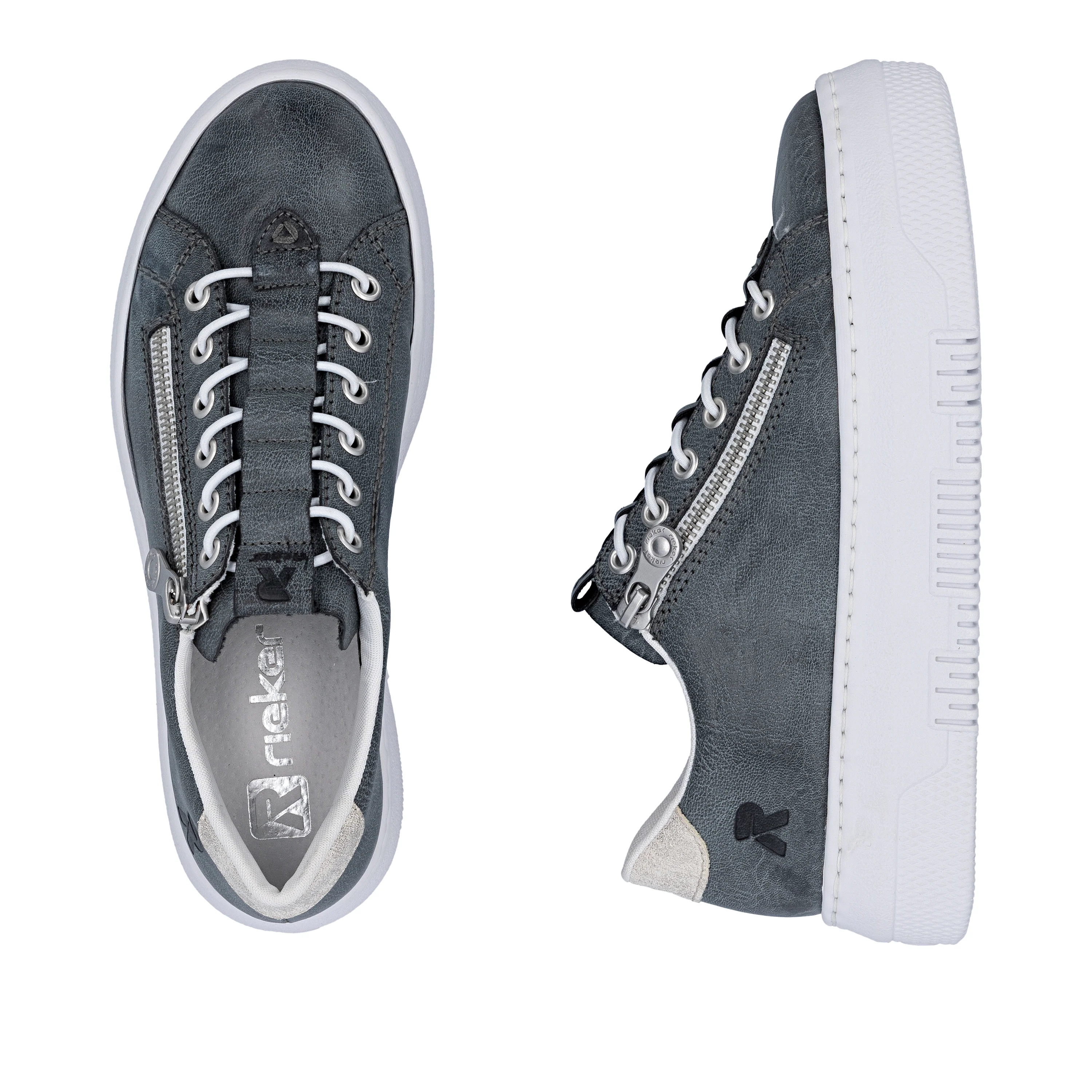 Rieker Women's Trainer - Blue | M1953-14 - Image 9