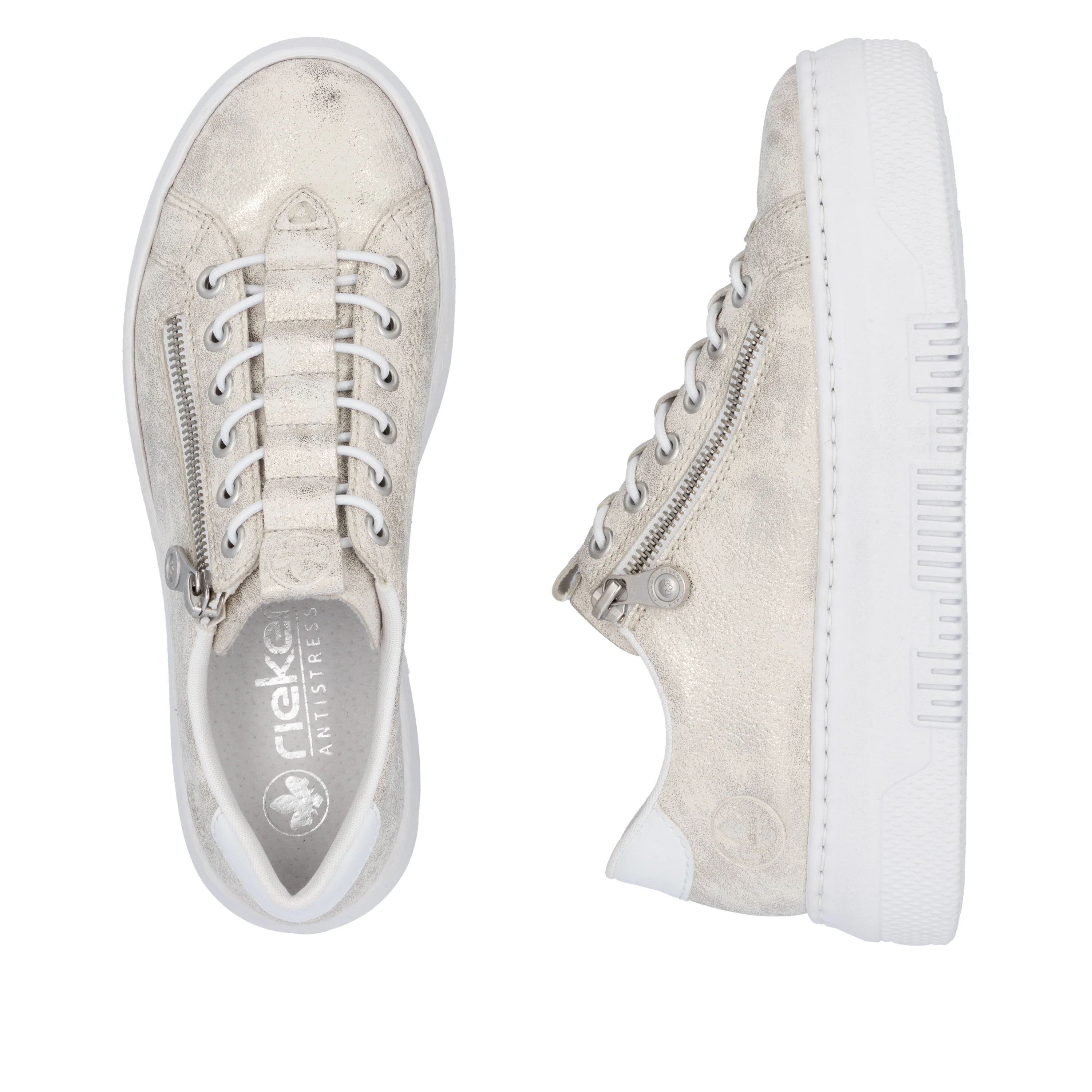 Rieker Women's Trainer - Beige | M1953-60 - Image 18