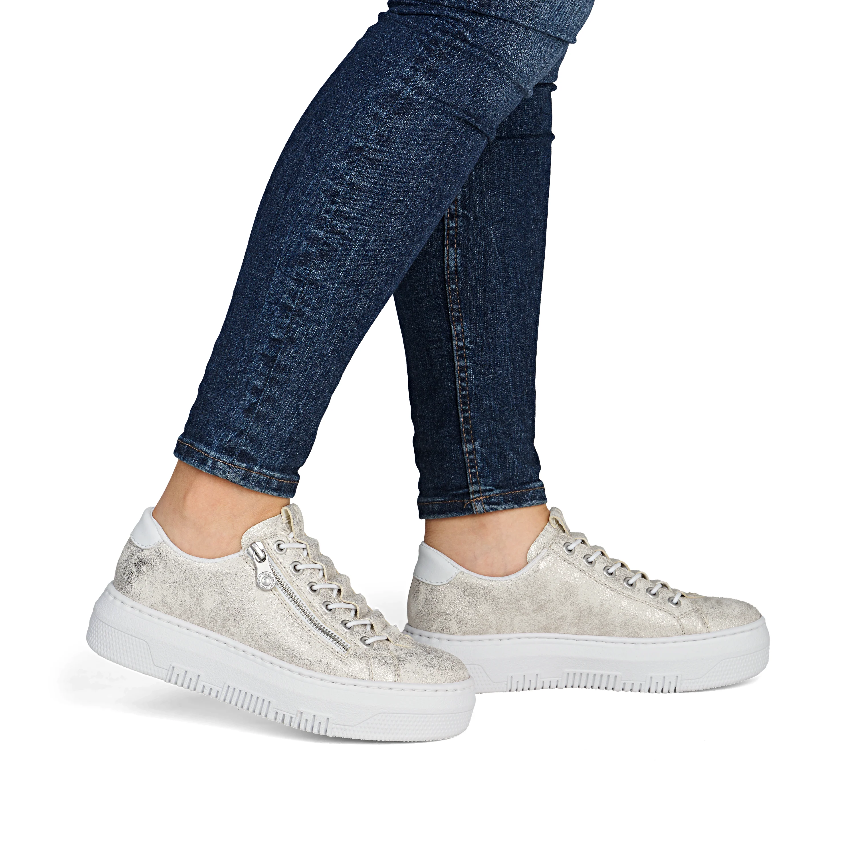 Rieker Women's Trainer - Beige | M1953-60 - Image 19