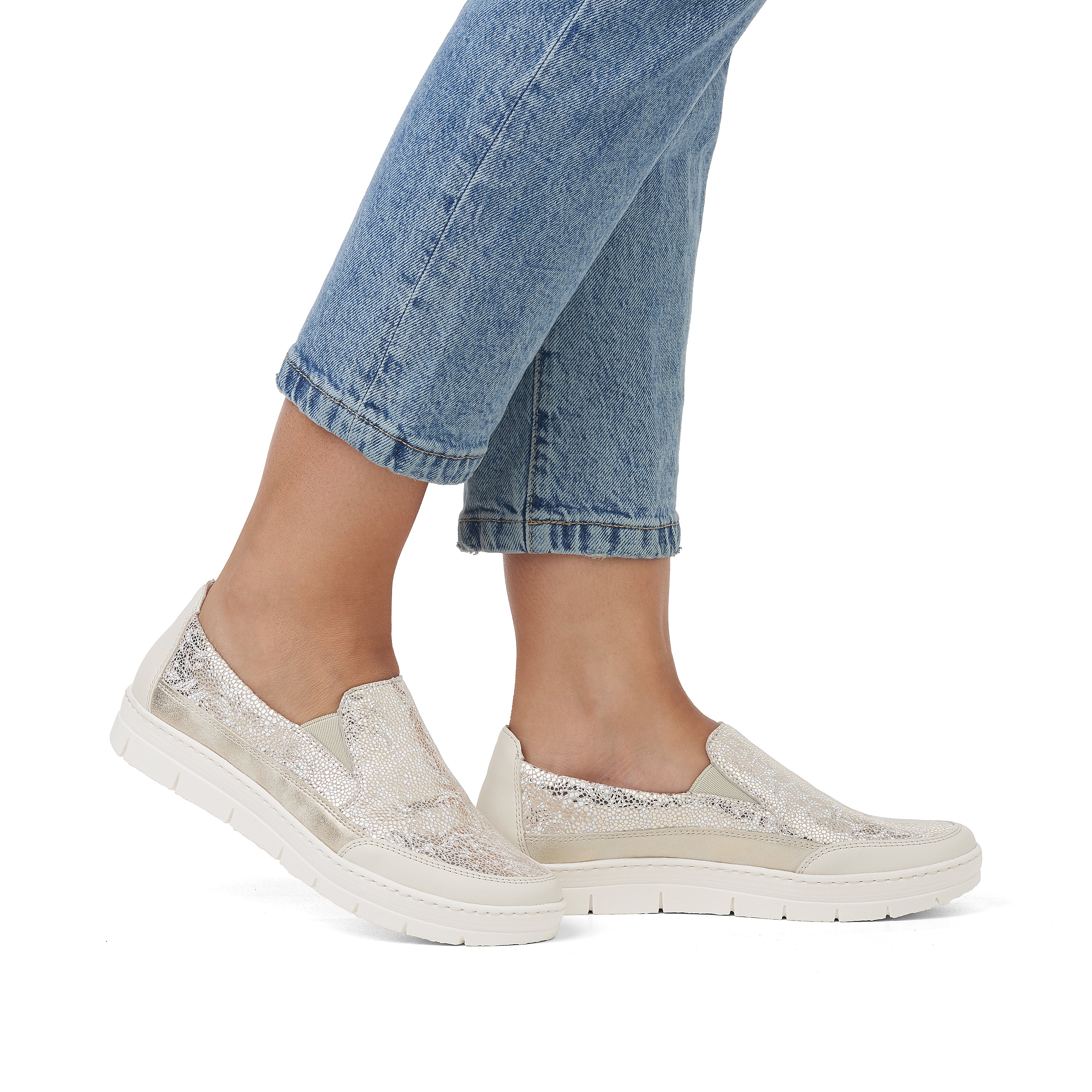 remonte Woman's Shoes - Metallic | D5829-90 - Image 10