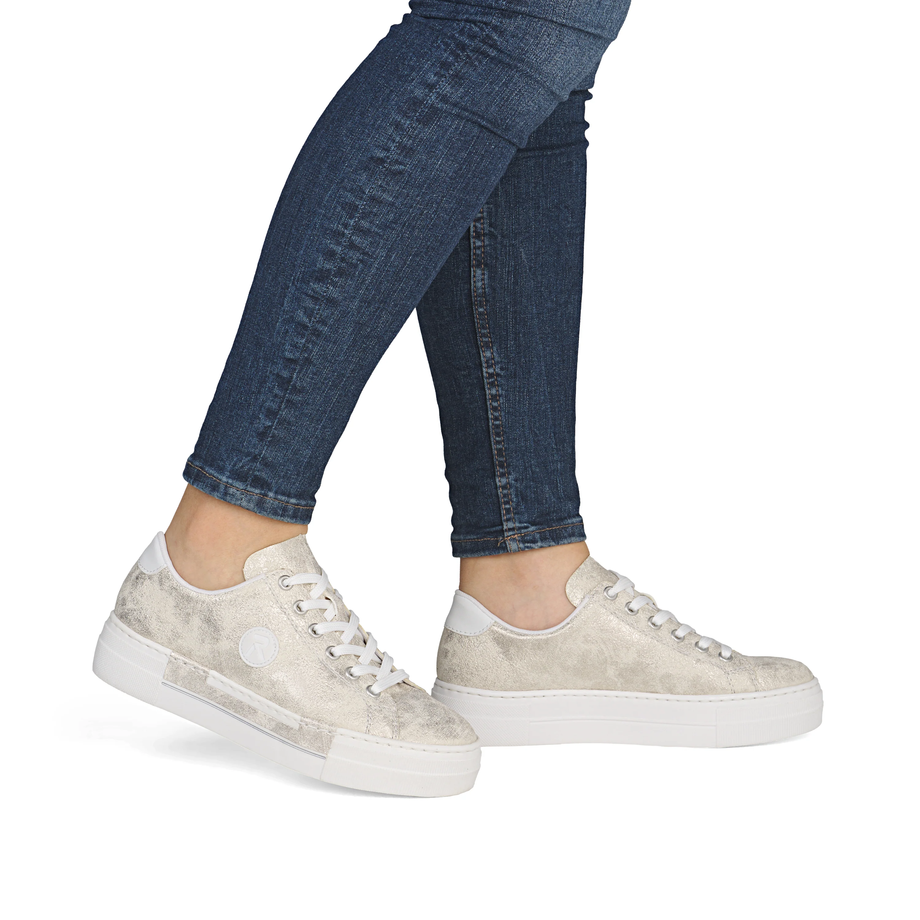 Rieker Woman's Shoes - Metallic | N49W1-90 - Image 10