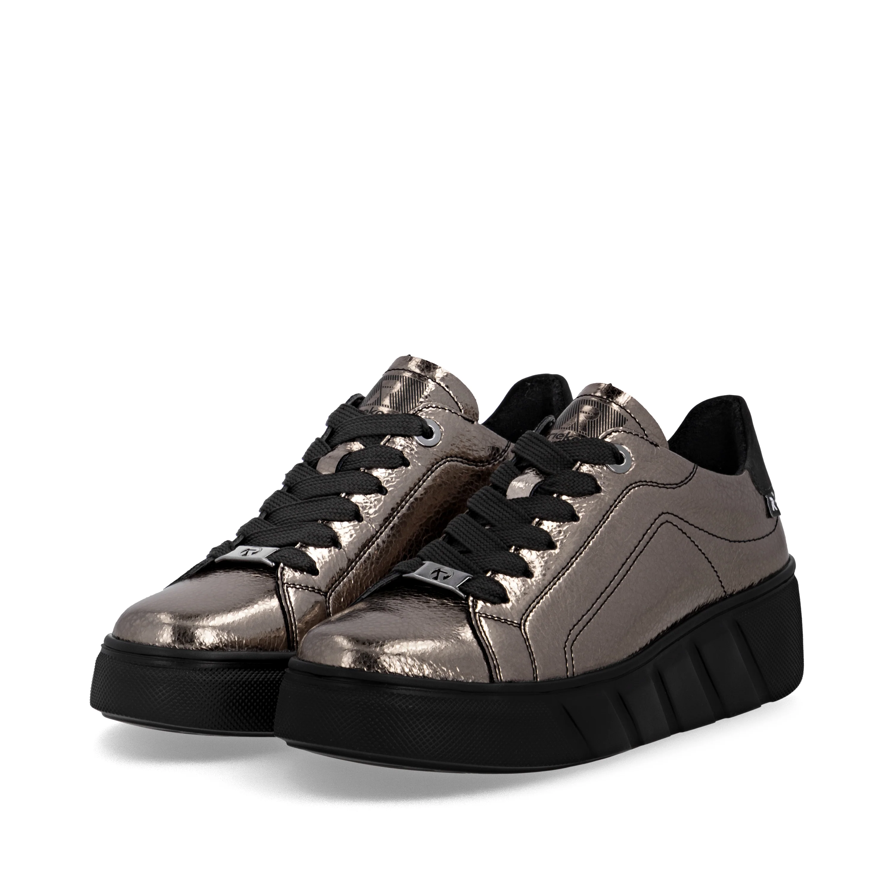Rieker Sport Woman's Shoes - Metallic | W2601-91 - Image 8