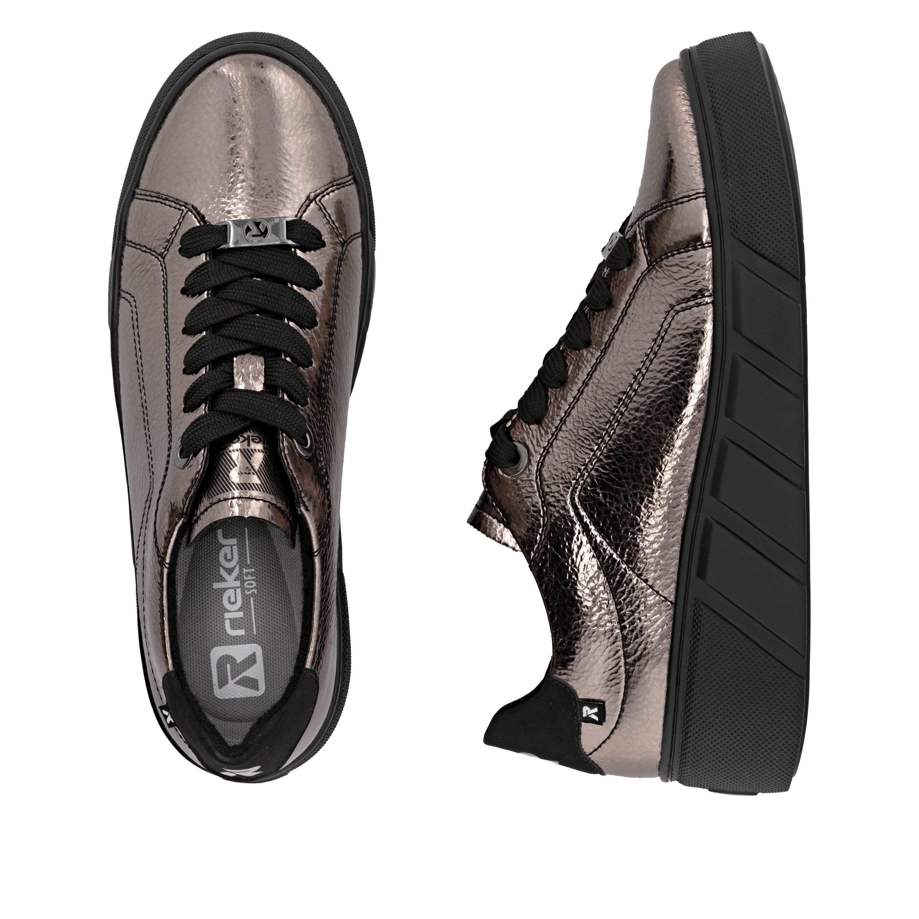 Rieker Sport Woman's Shoes - Metallic | W2601-91 - Image 9
