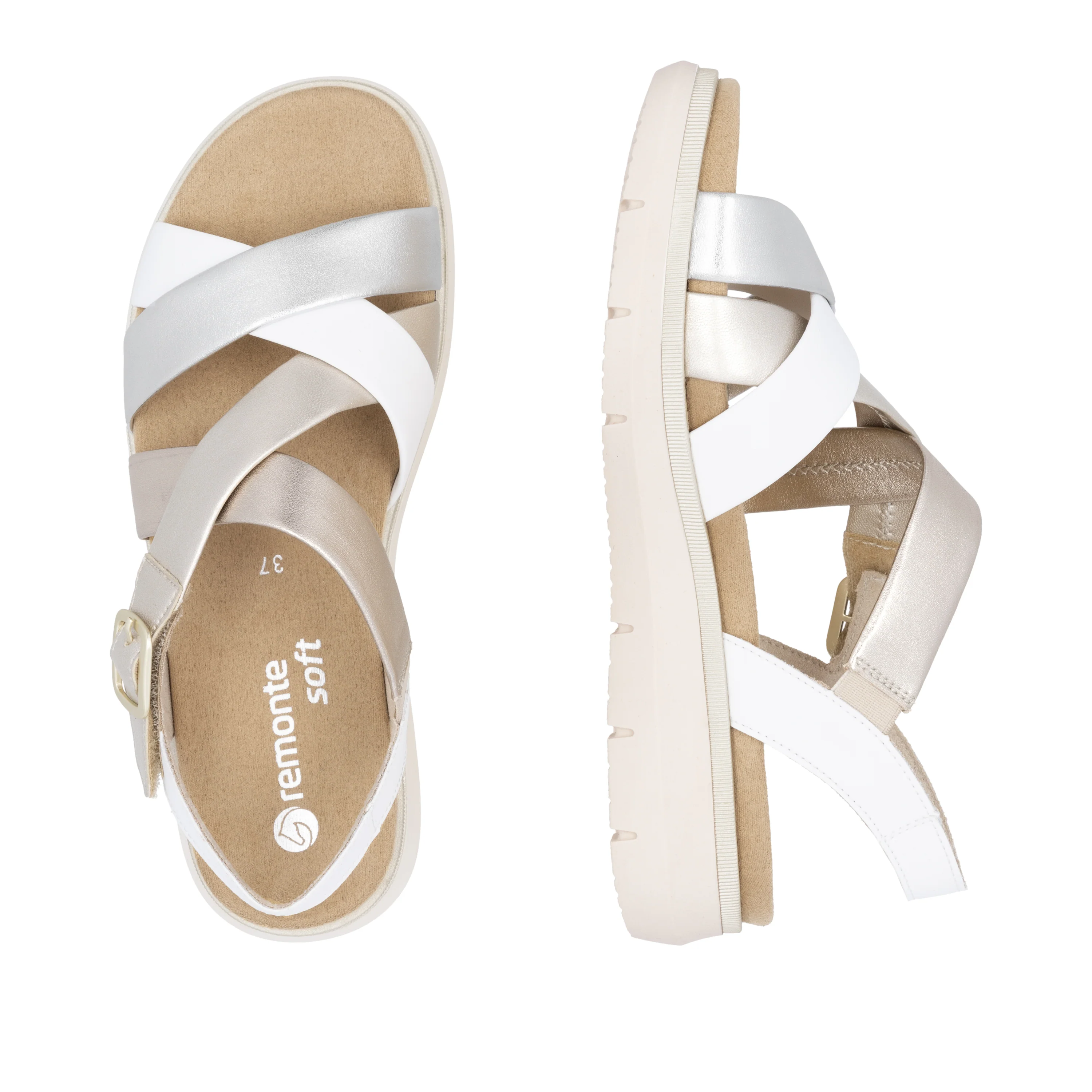 remonte Woman's Sandals - Metallic | D2K53-91 - Image 9