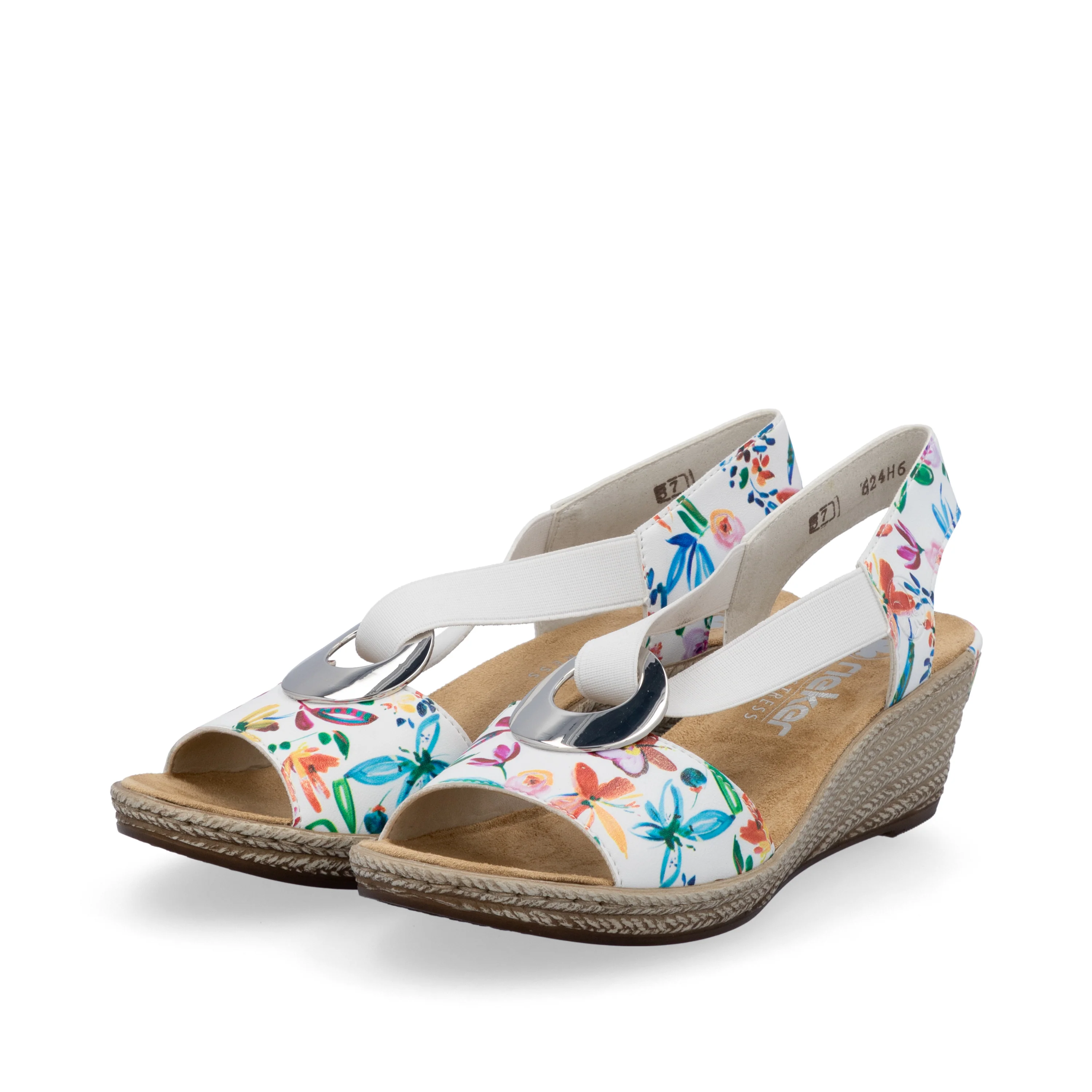 Rieker Woman's Sandals - Multi-Coloured | 624H6-91 - Image 8