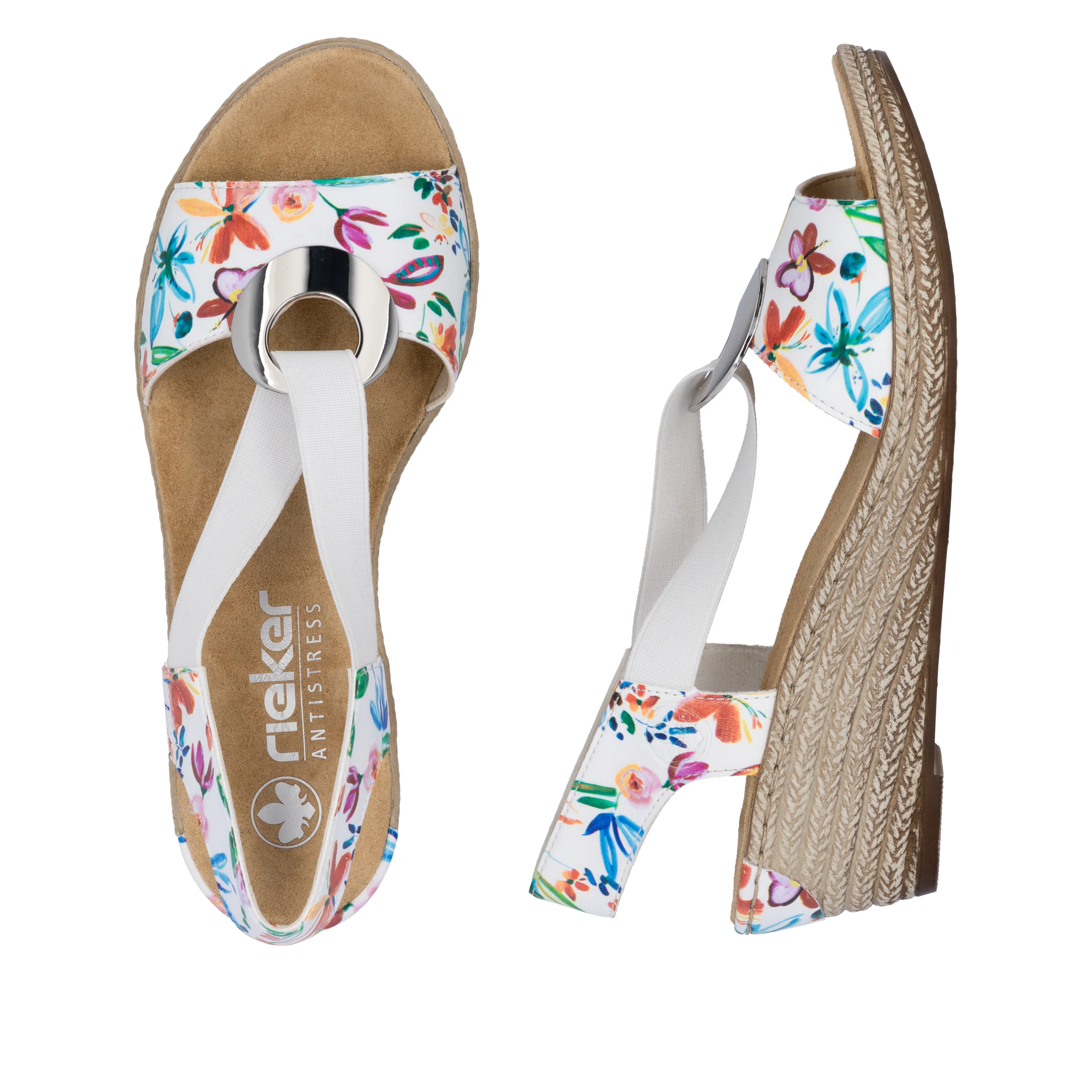 Rieker Woman's Sandals - Multi-Coloured | 624H6-91 - Image 9
