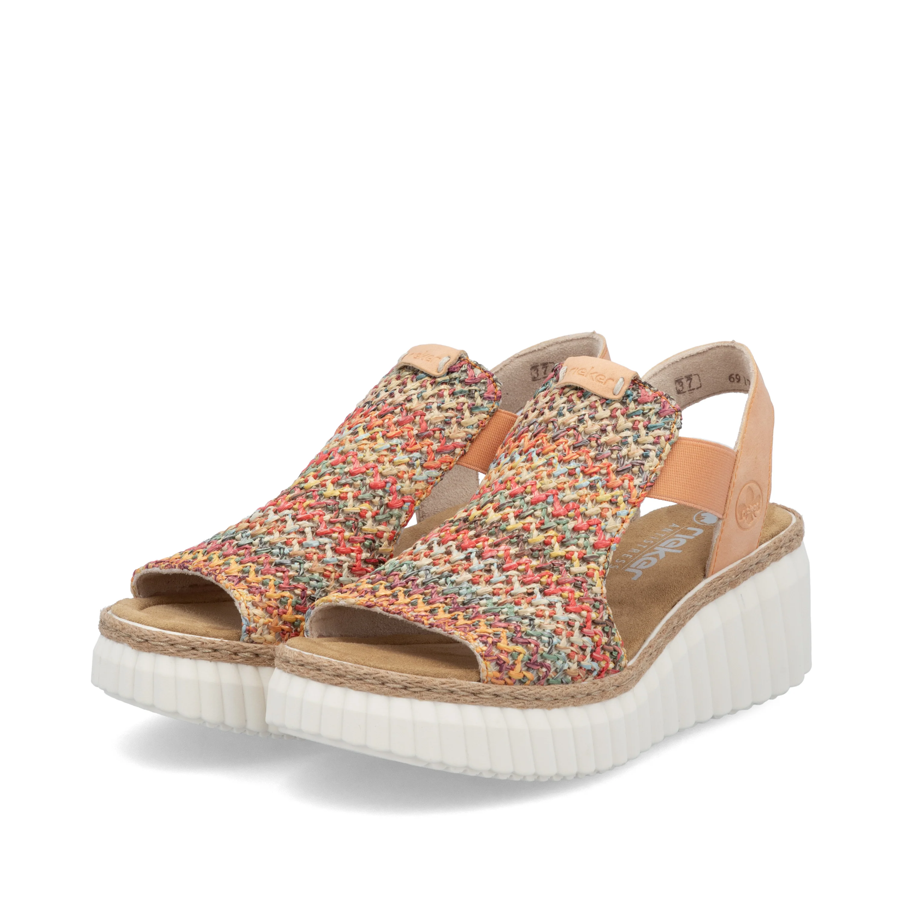 Rieker Woman's Sandals - Multi-Coloured | 69172-92 - Image 8