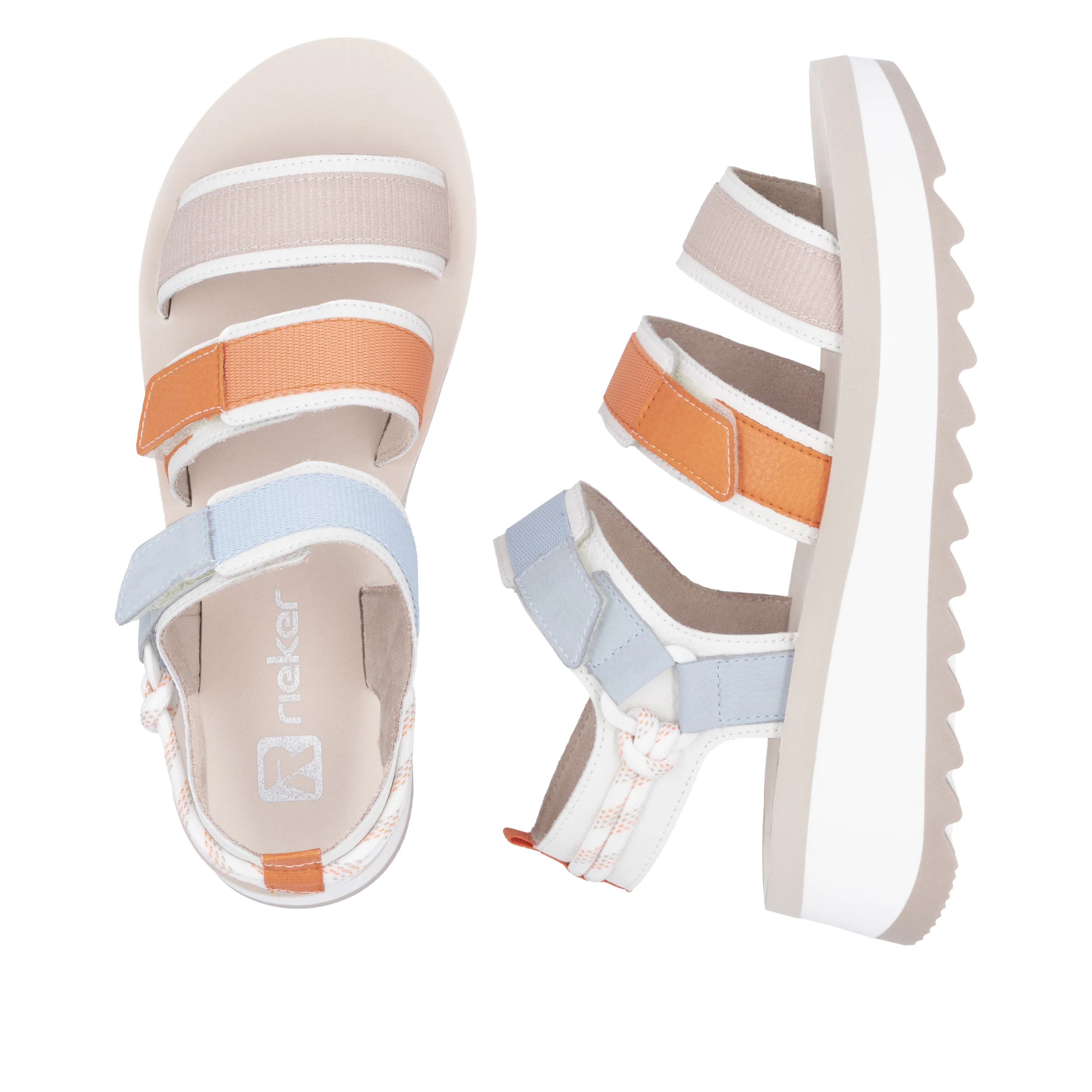 Rieker Sport Woman's Sandal - Multi-Coloured | W3052-90 - Image 9