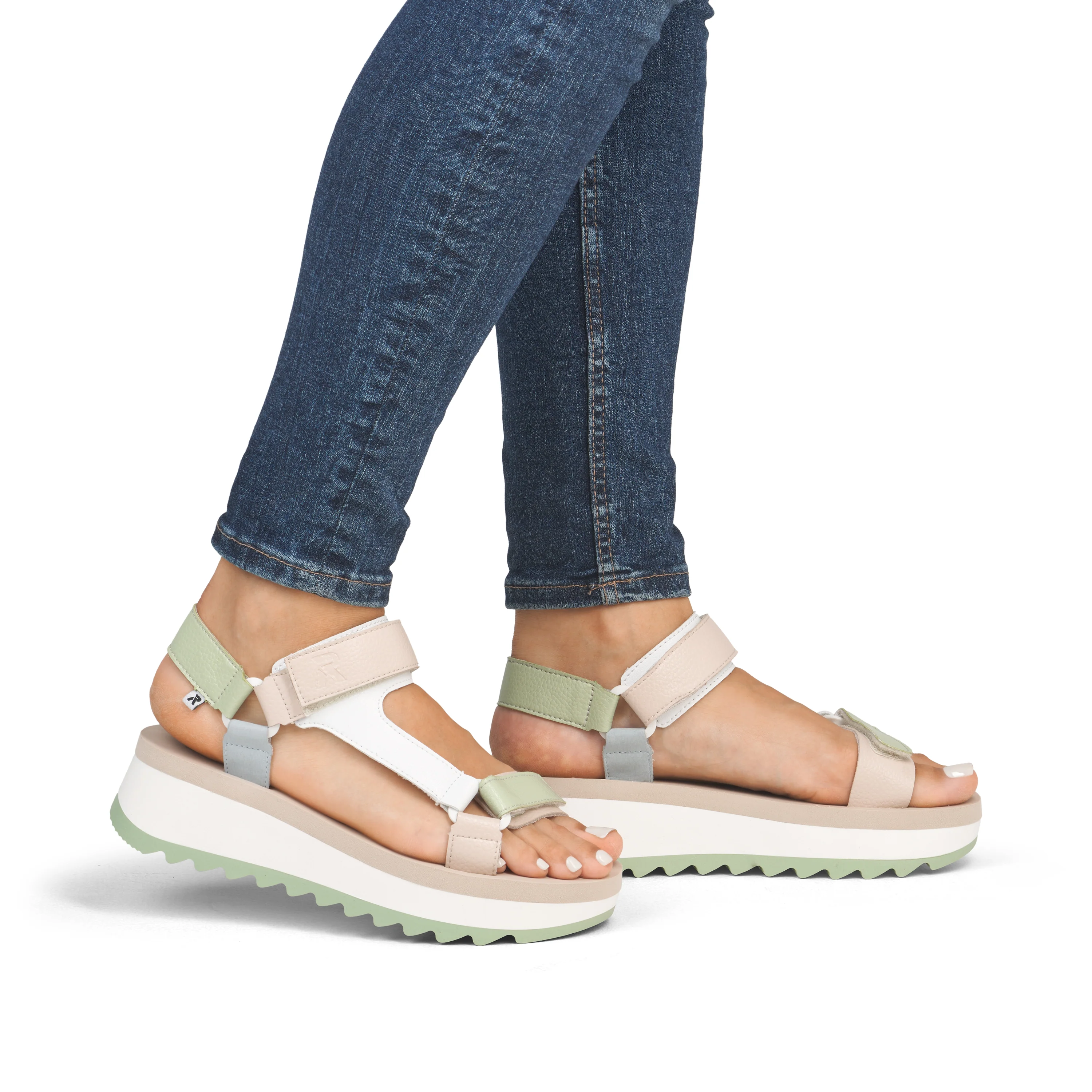 Rieker Sport Woman's Sandals - Multi-Coloured | W3051-90 - Image 10
