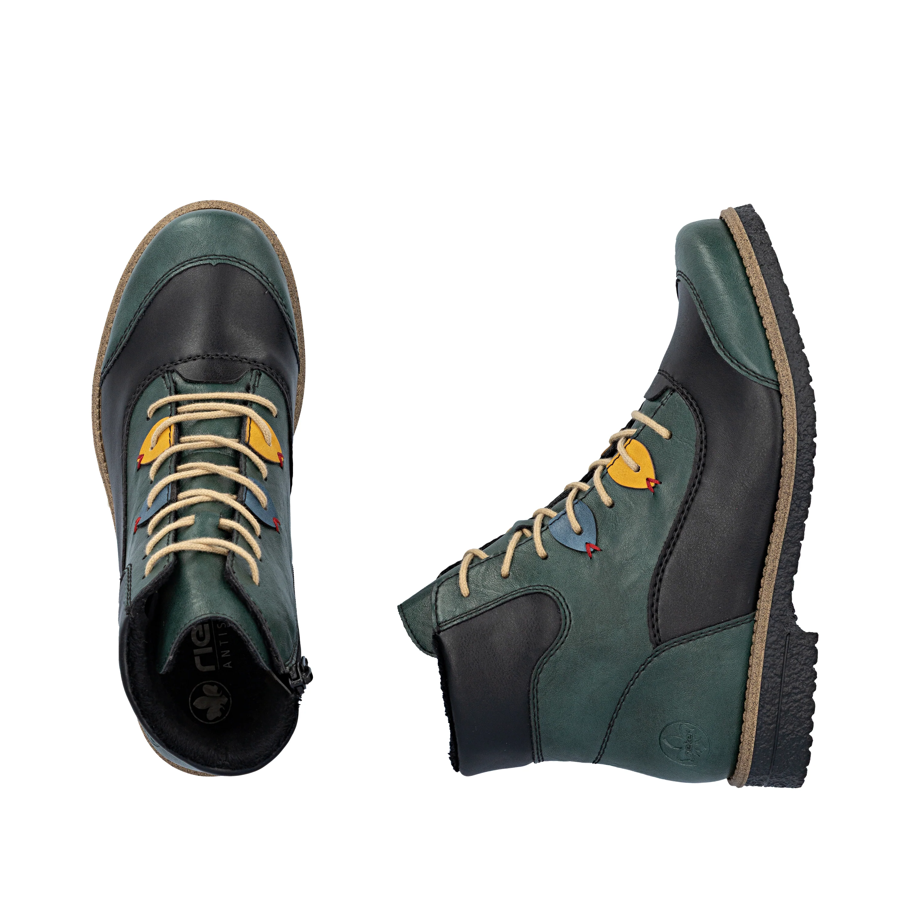 Rieker Woman's Boots - Multi-Coloured | 73510-90 - Image 9