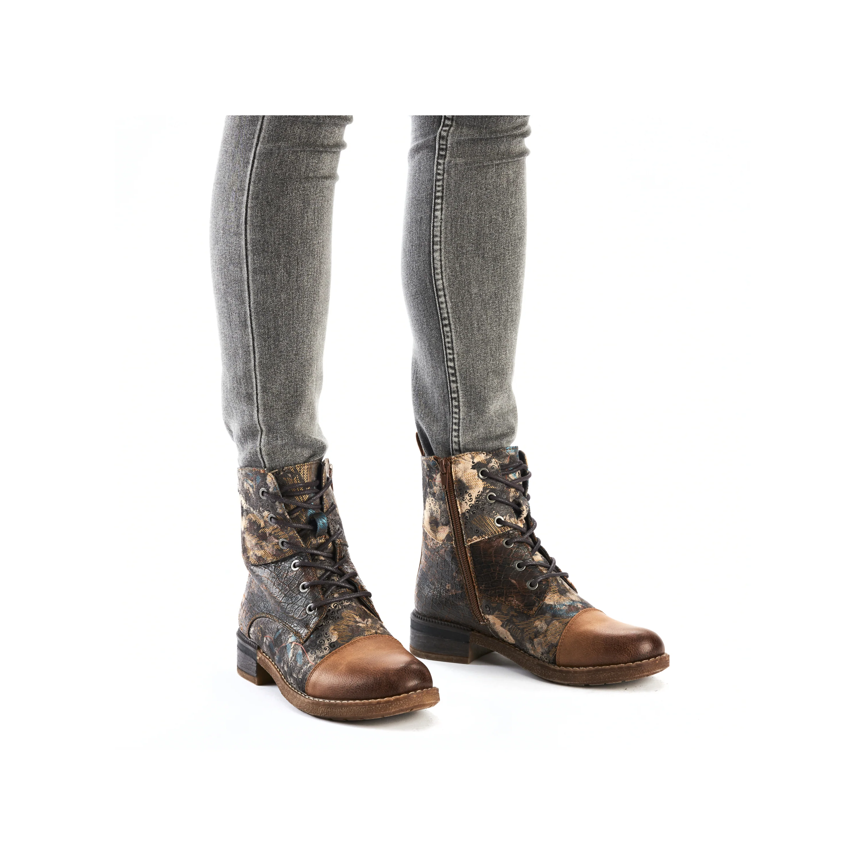 Rieker Woman's Boots - Multi-Coloured | 94611-90 - Image 10