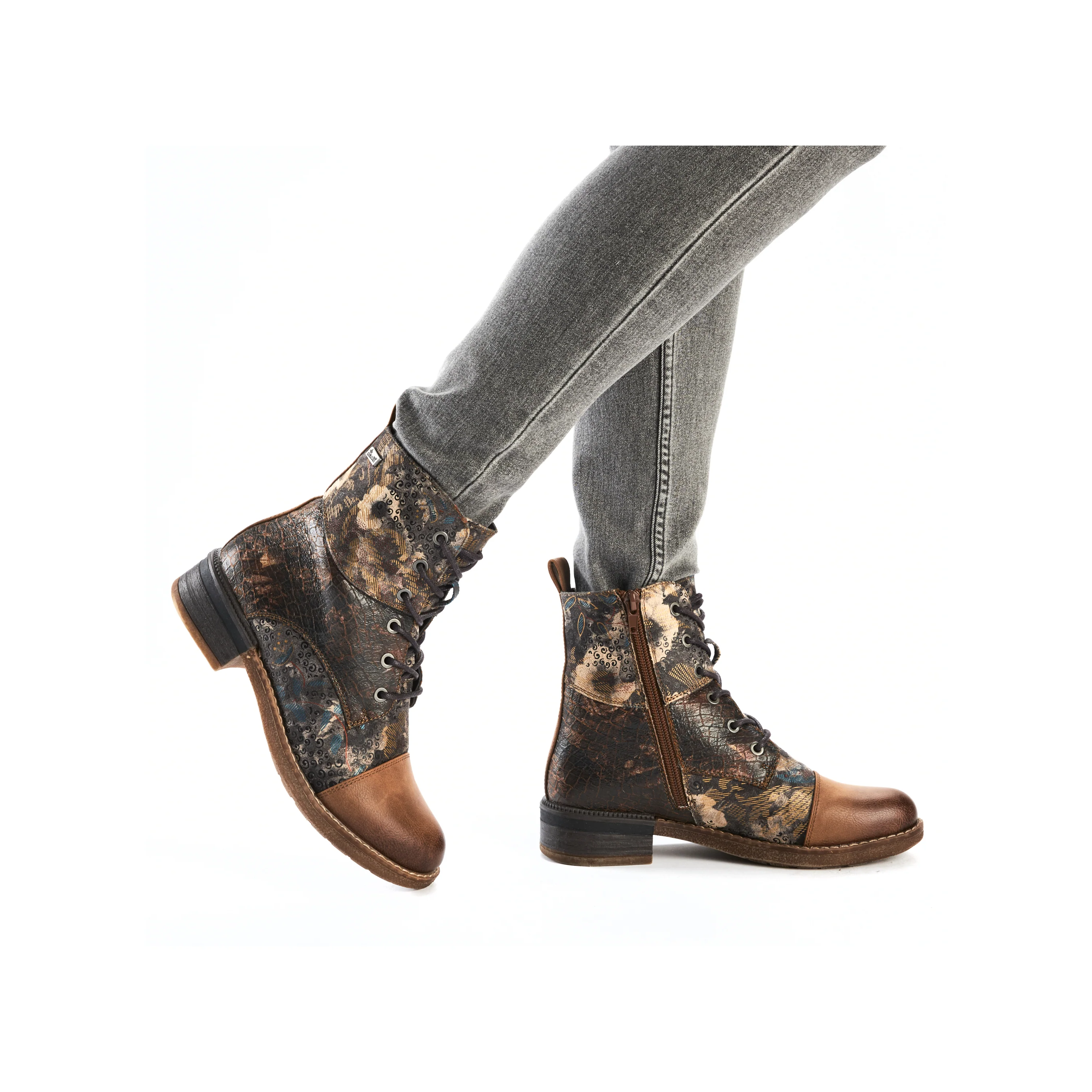 Rieker Woman's Boots - Multi-Coloured | 94611-90 - Image 11