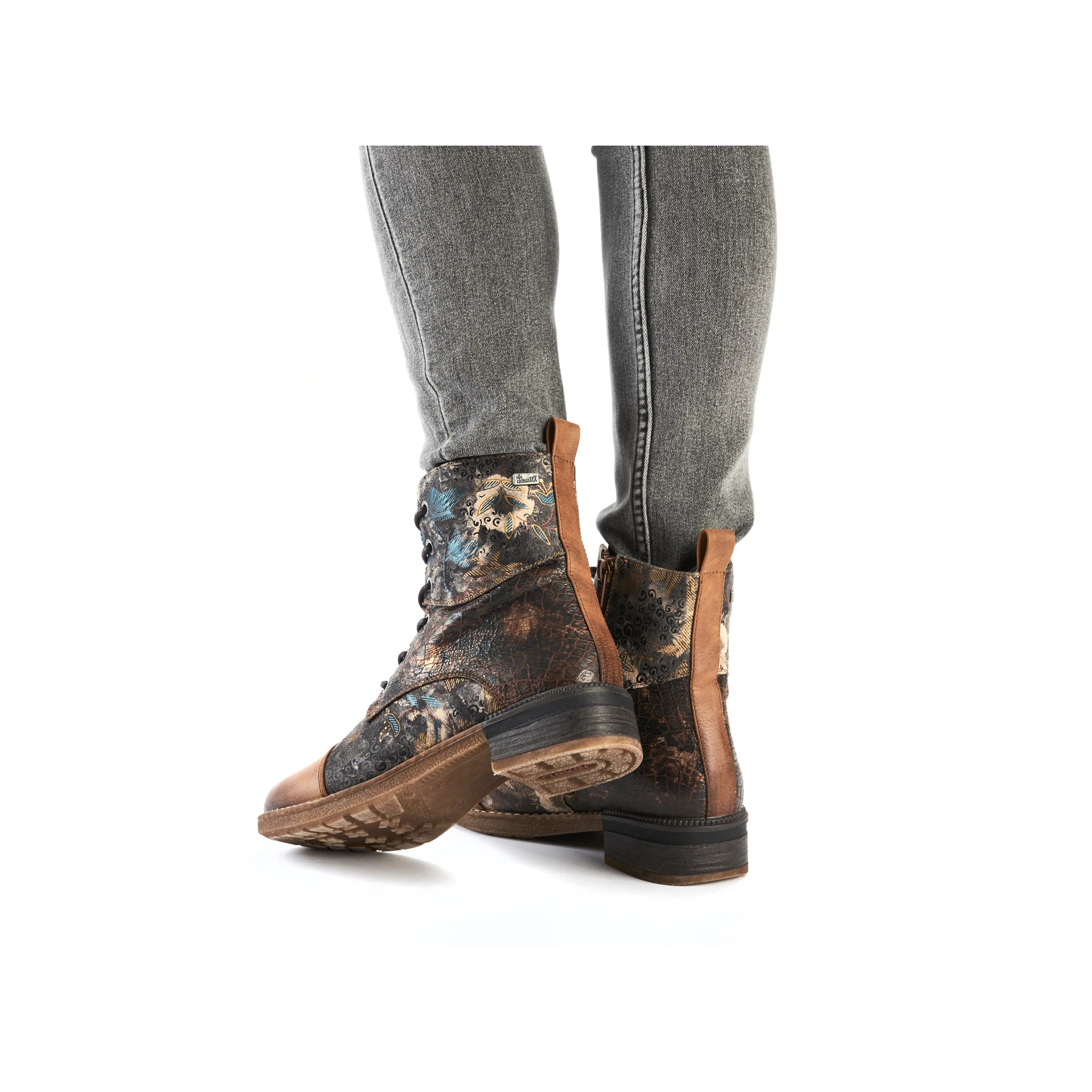 Rieker Woman's Boots - Multi-Coloured | 94611-90 - Image 13