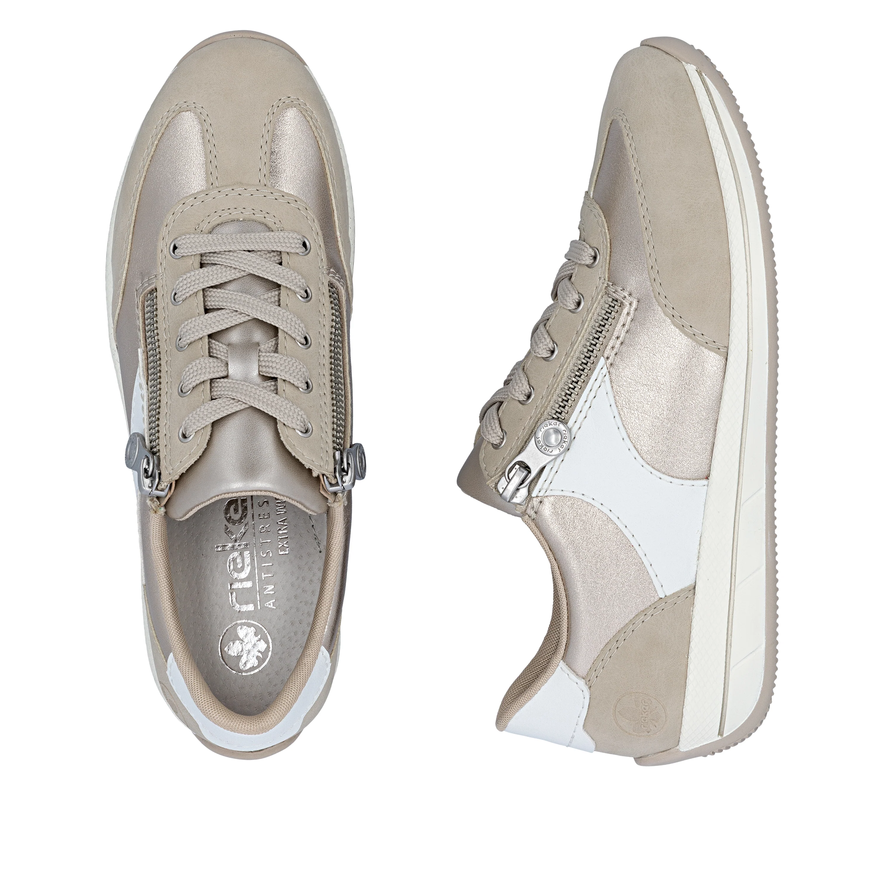 Rieker Women's Trainer - Beige | N1103-90 - Image 17