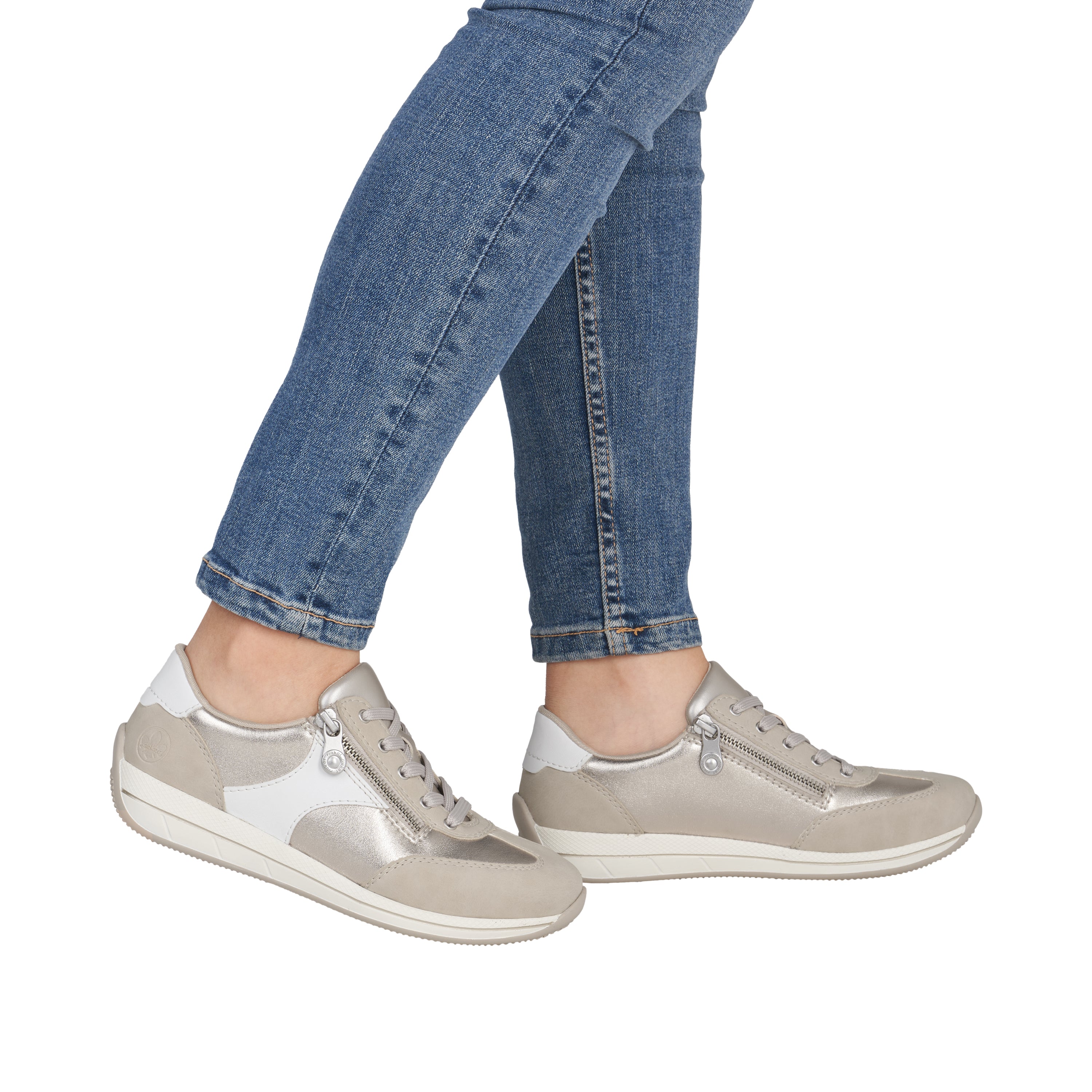 Rieker Women's Trainer - Beige | N1103-90 - Image 19