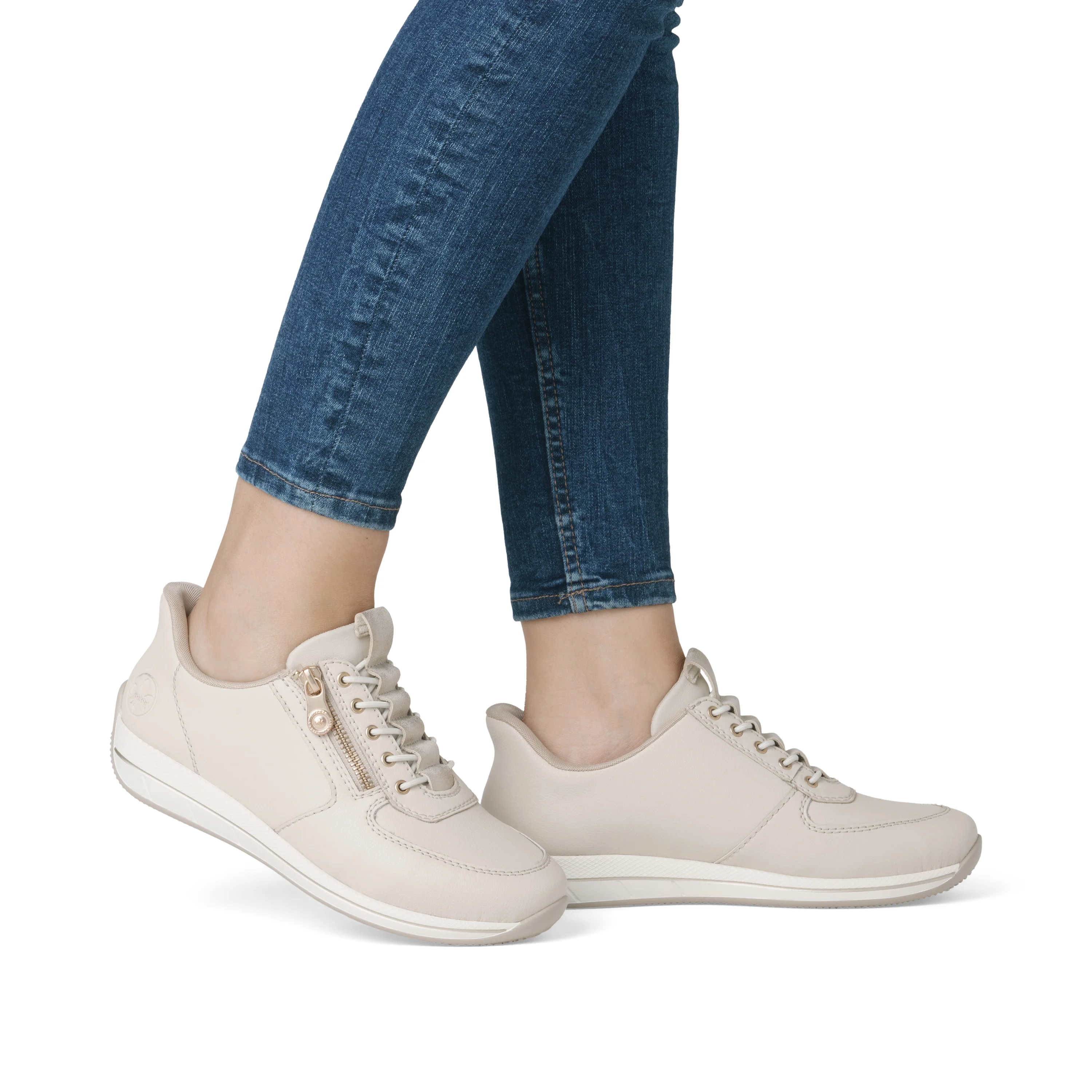 Rieker Women's Casual Shoe - Beige | N1156-60 - Image 10