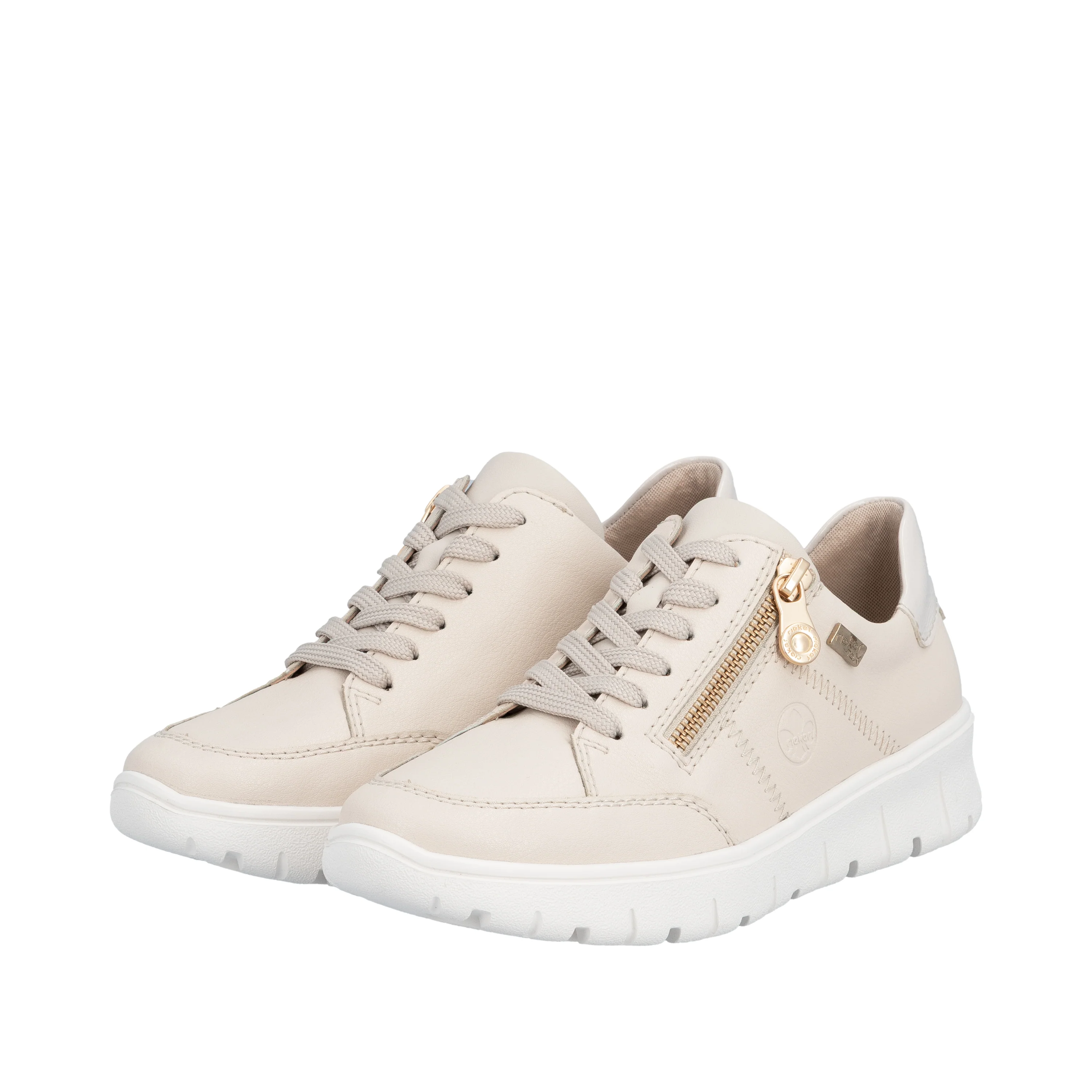 Rieker Women's Lace-up Shoe - Beige | N1301-60 - Image 15