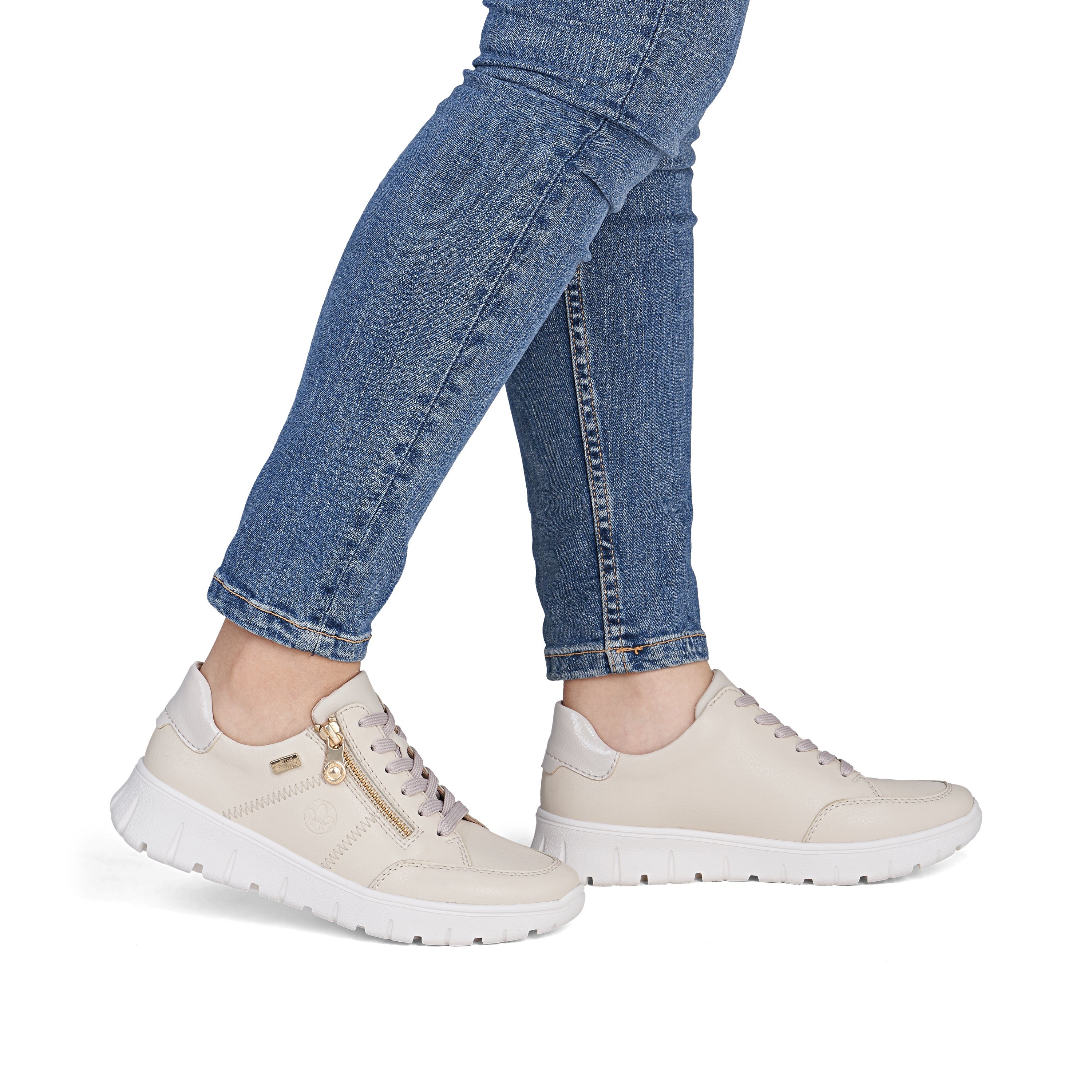 Rieker Women's Lace-up Shoe - Beige | N1301-60 - Image 20