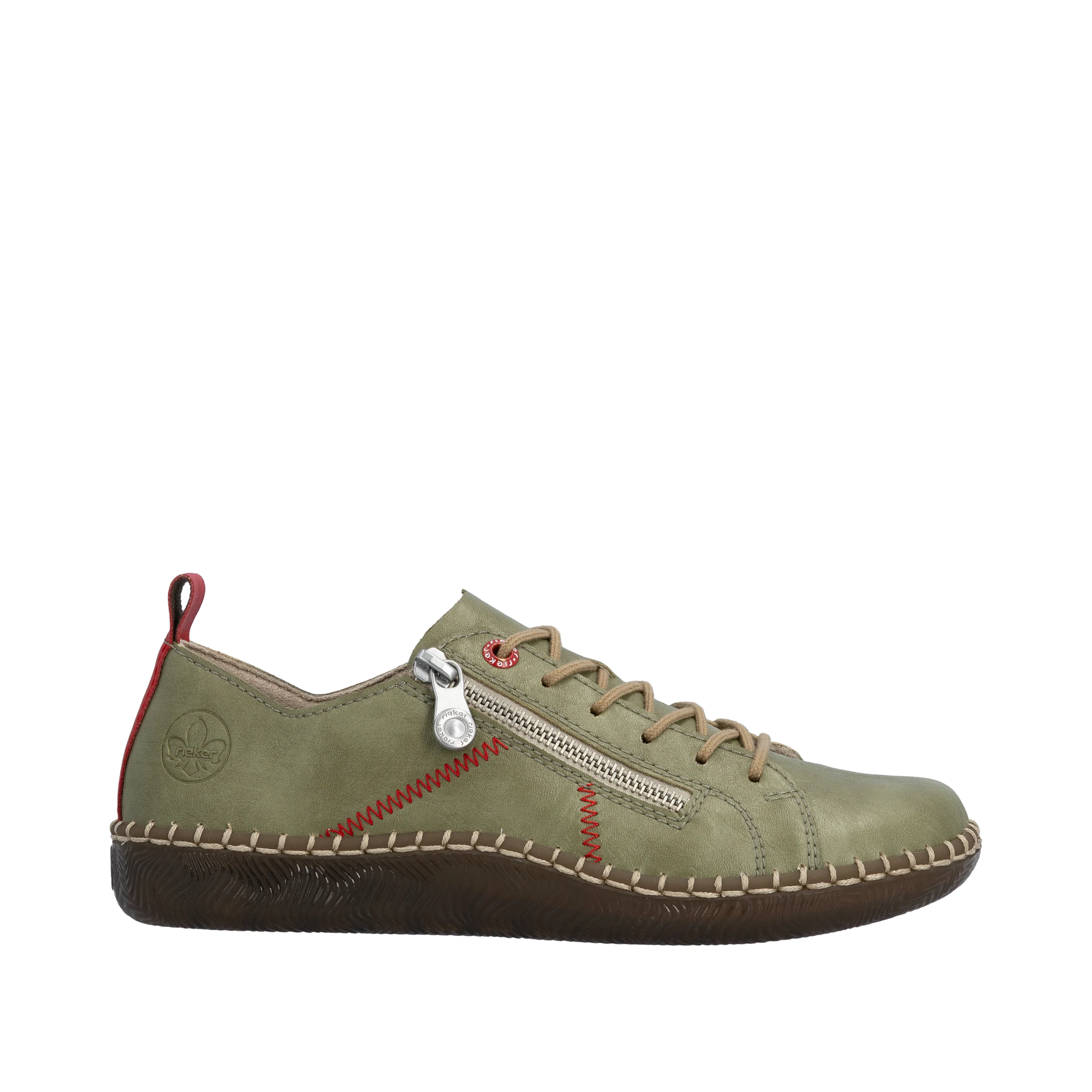Rieker Women's Casual Shoe - Green | N2401-54 - Image 21