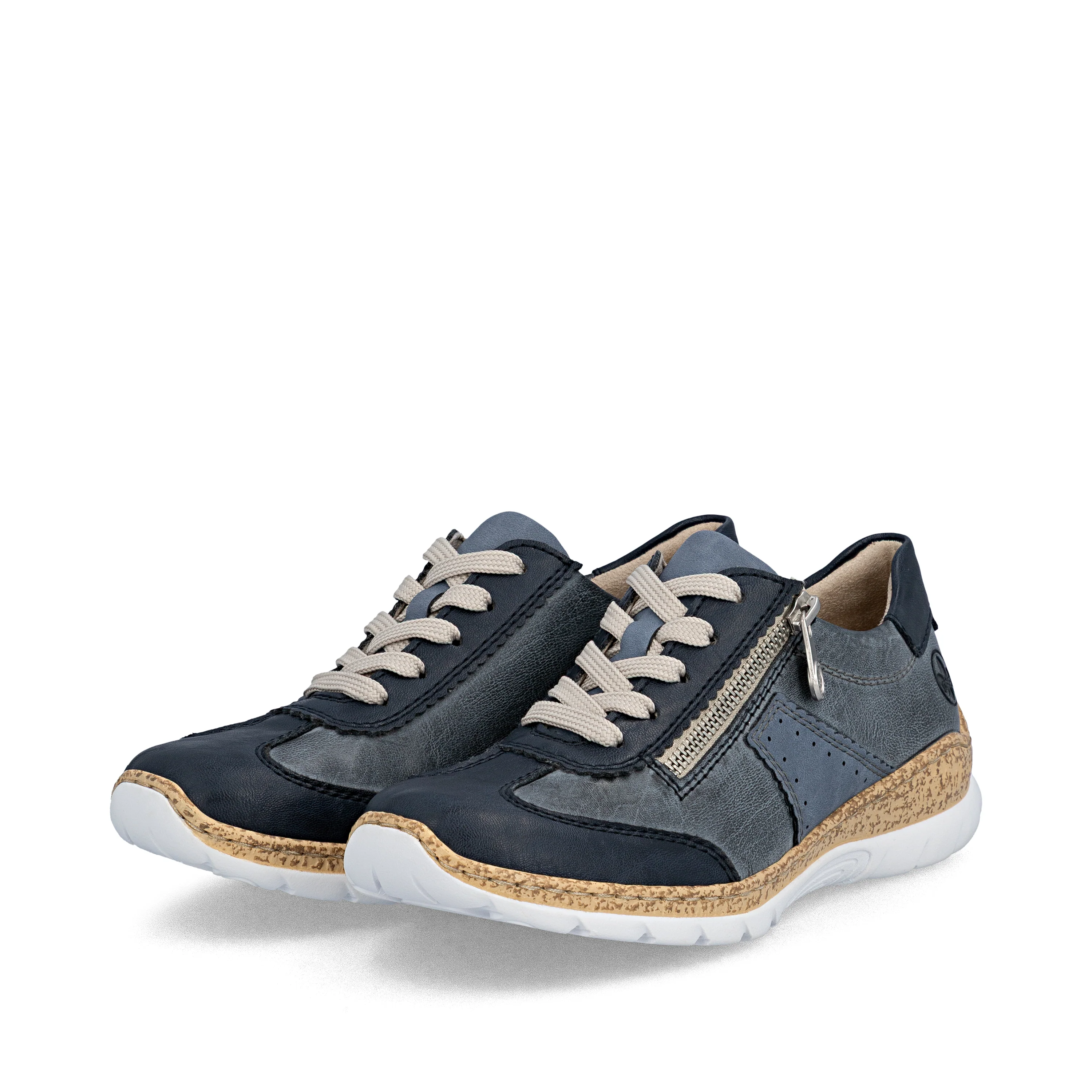 Rieker Women's Casual Shoe - Blue | N4221-14 - Image 16