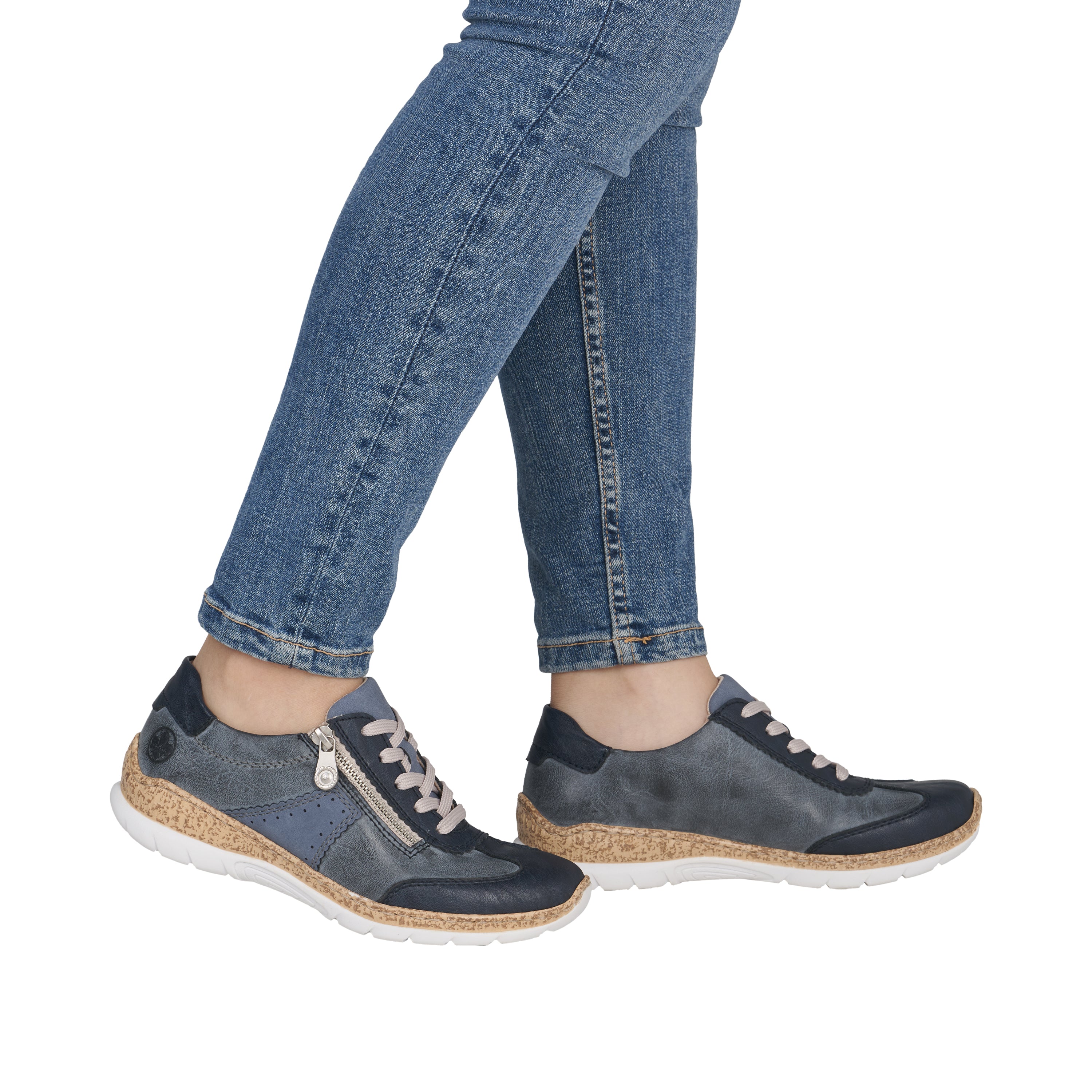 Rieker Women's Casual Shoe - Blue | N4221-14 - Image 19