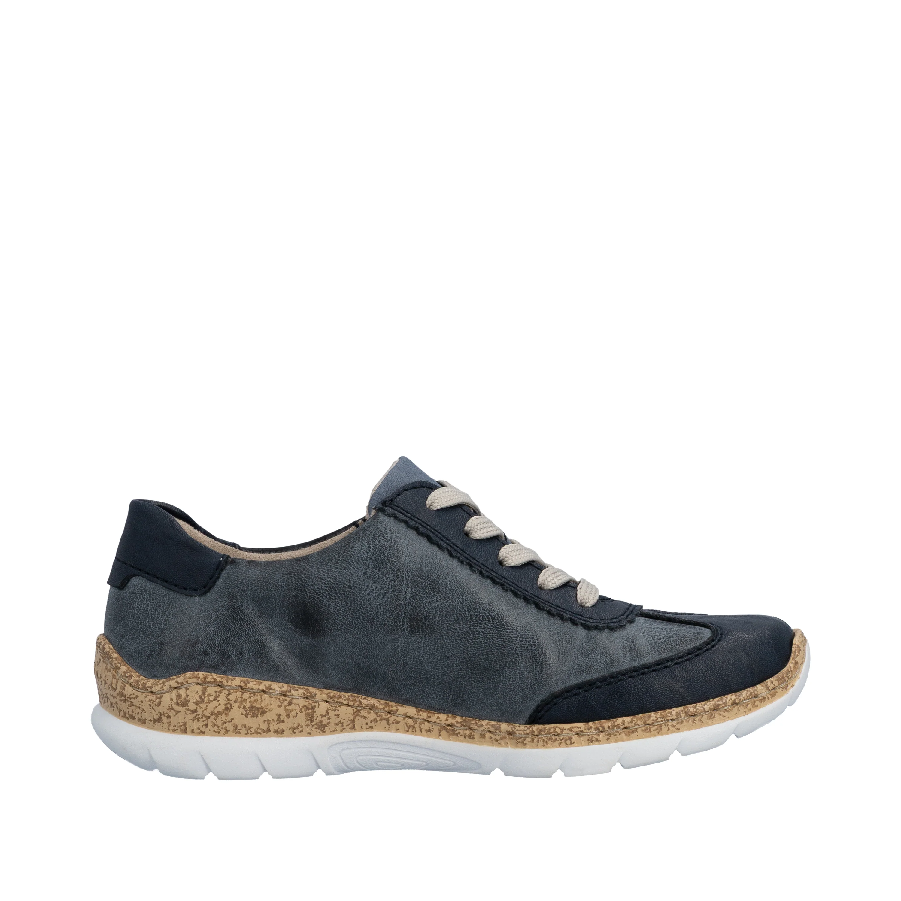 Rieker Women's Casual Shoe - Blue | N4221-14 - Image 3
