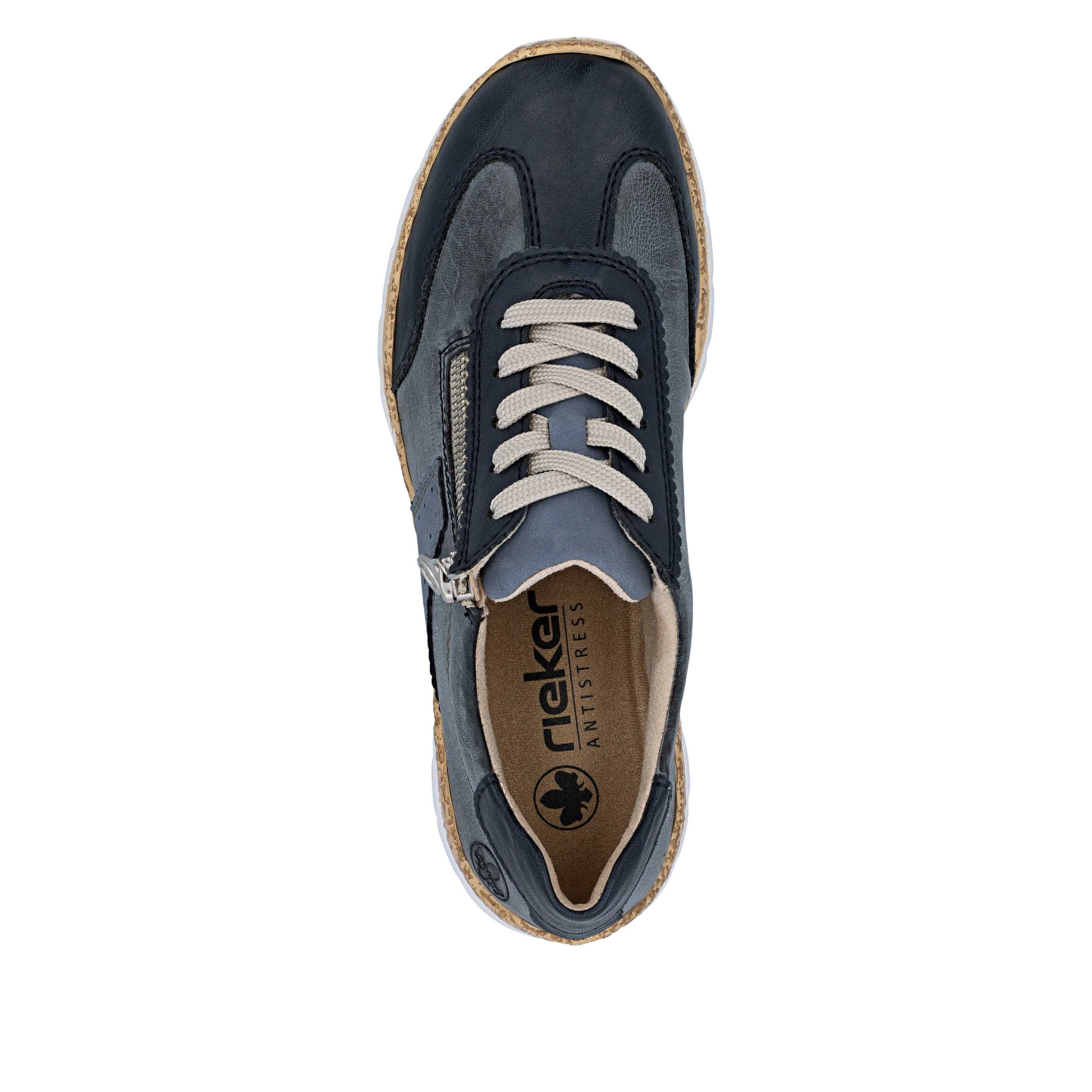 Rieker Women's Casual Shoe - Blue | N4221-14 - Image 8