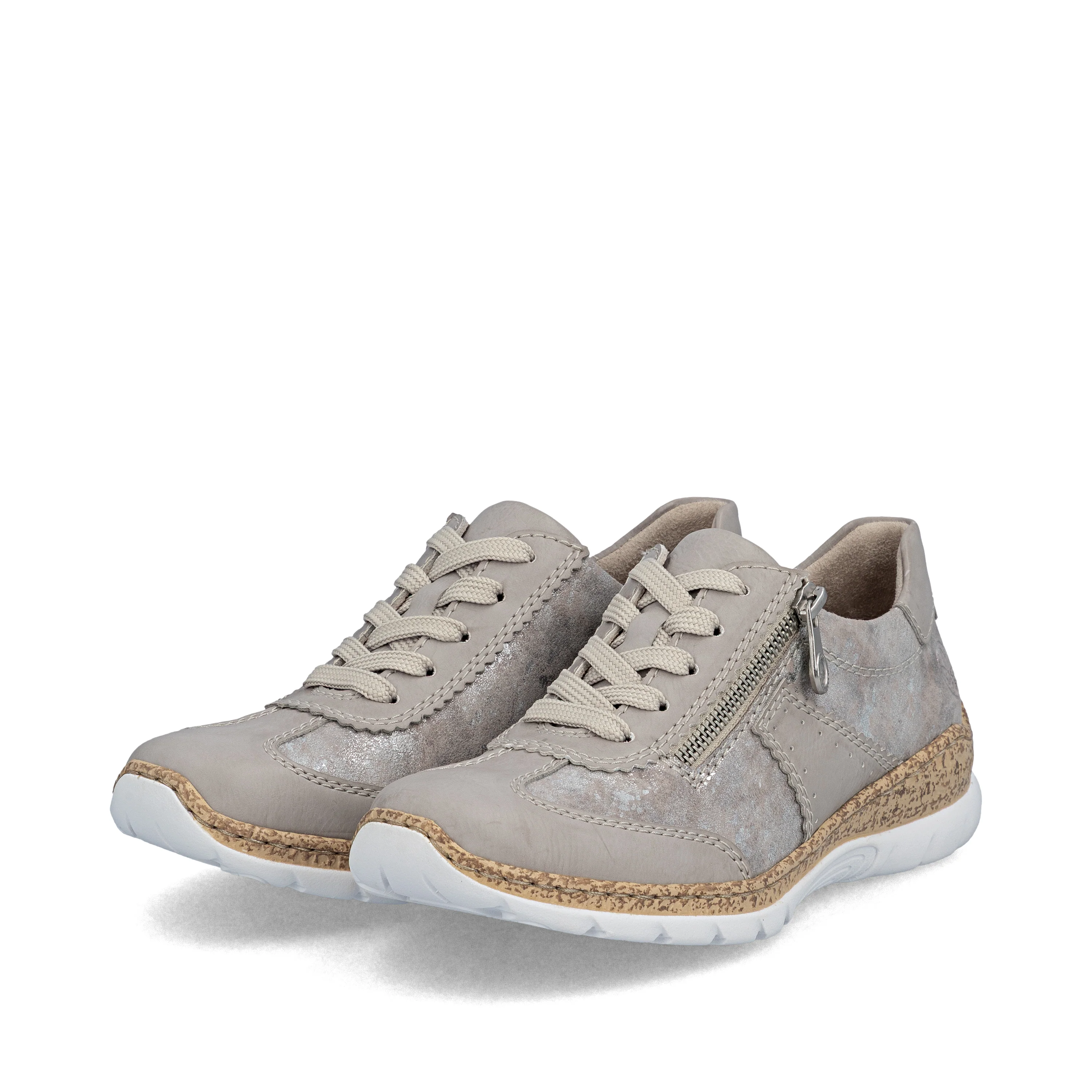 Rieker Women's Casual Shoe - Metallic | N4221-90 - Image 14