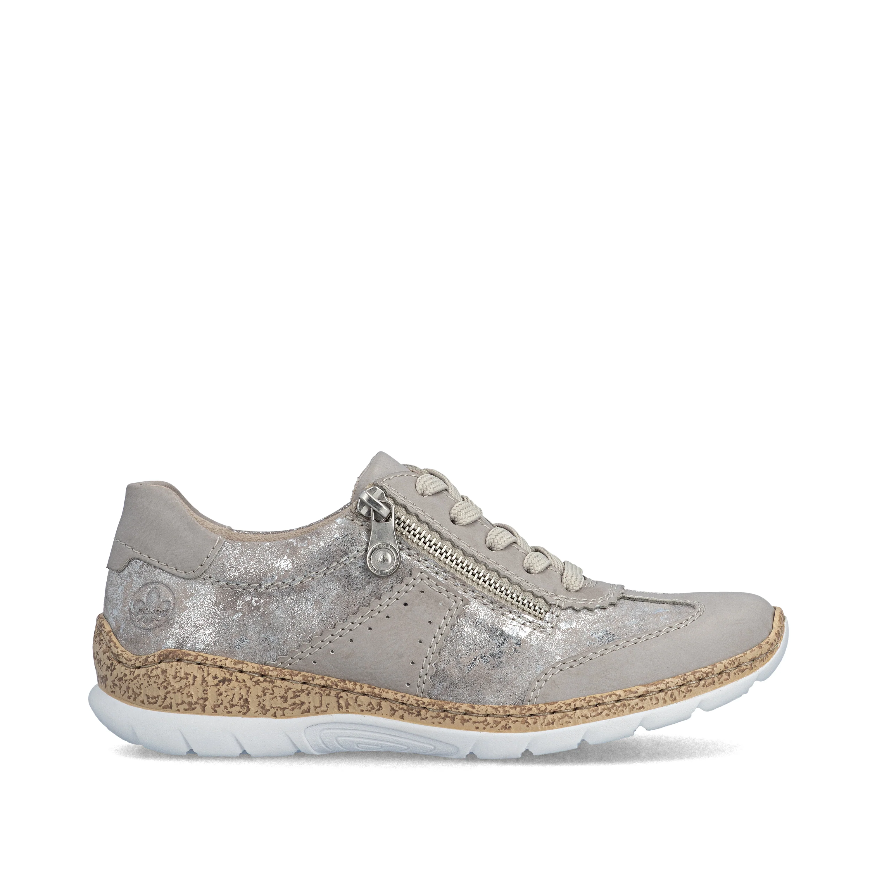 Rieker Women's Casual Shoe - Metallic | N4221-90 - Image 20