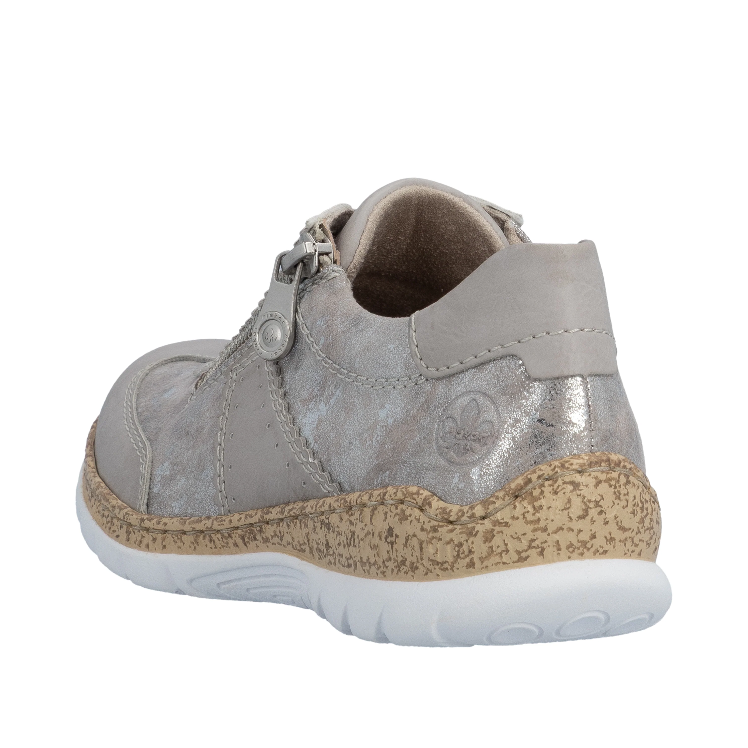 Rieker Women's Casual Shoe - Metallic | N4221-90 - Image 5