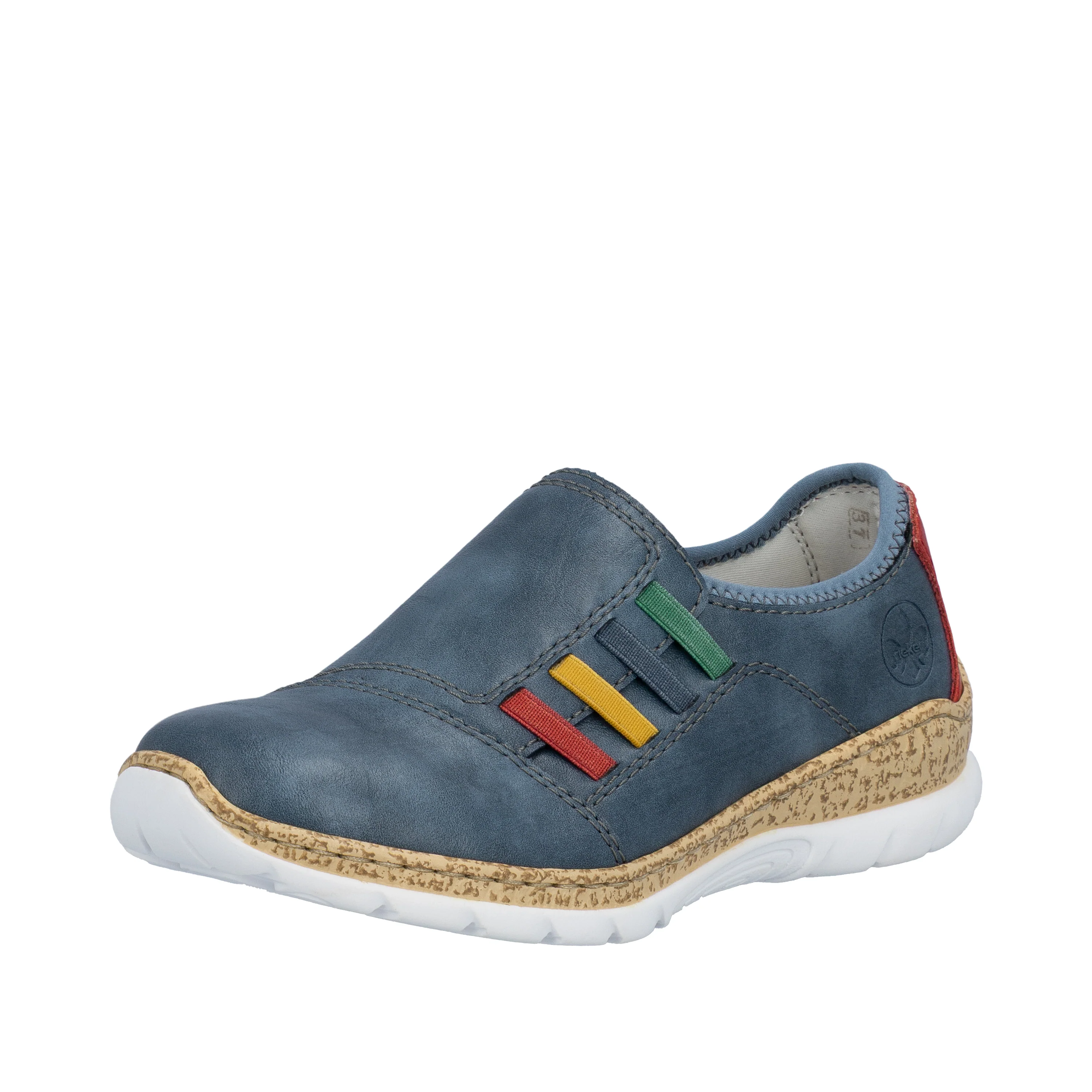 Rieker Women's Casual Slip-on Shoe - Blue | N4264-14