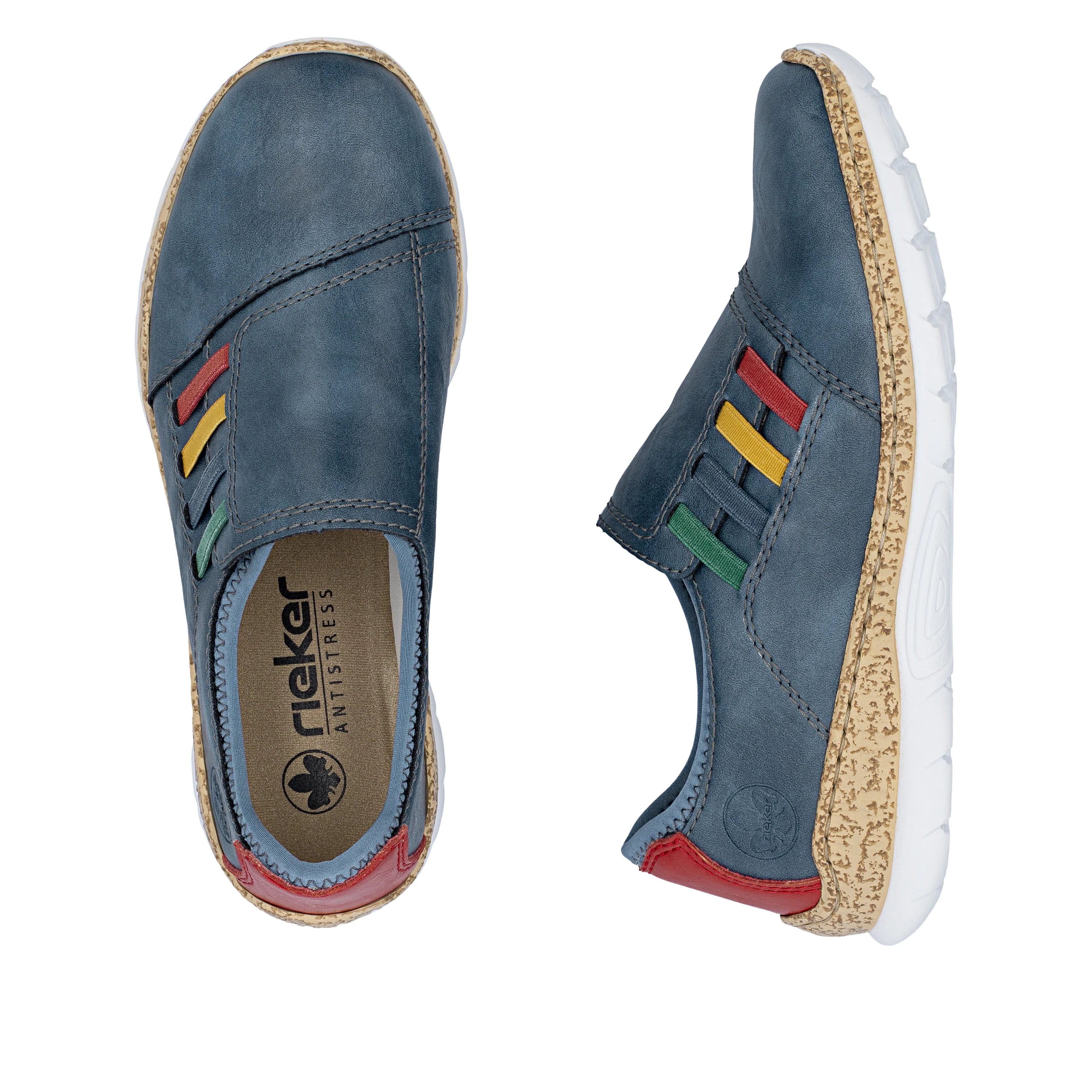 Rieker Women's Casual Slip-on Shoe - Blue | N4264-14 - Image 17