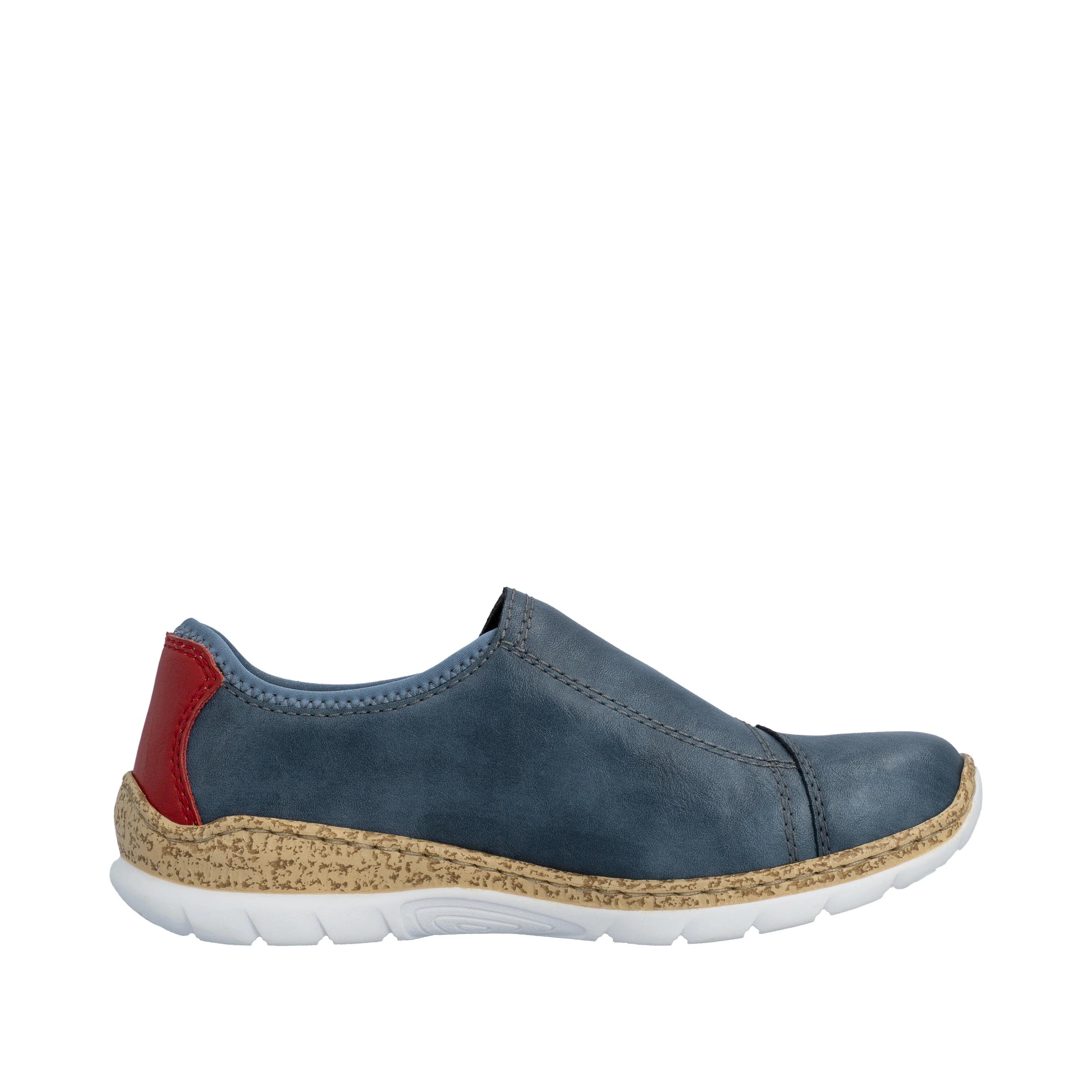 Rieker Women's Casual Slip-on Shoe - Blue | N4264-14 - Image 3