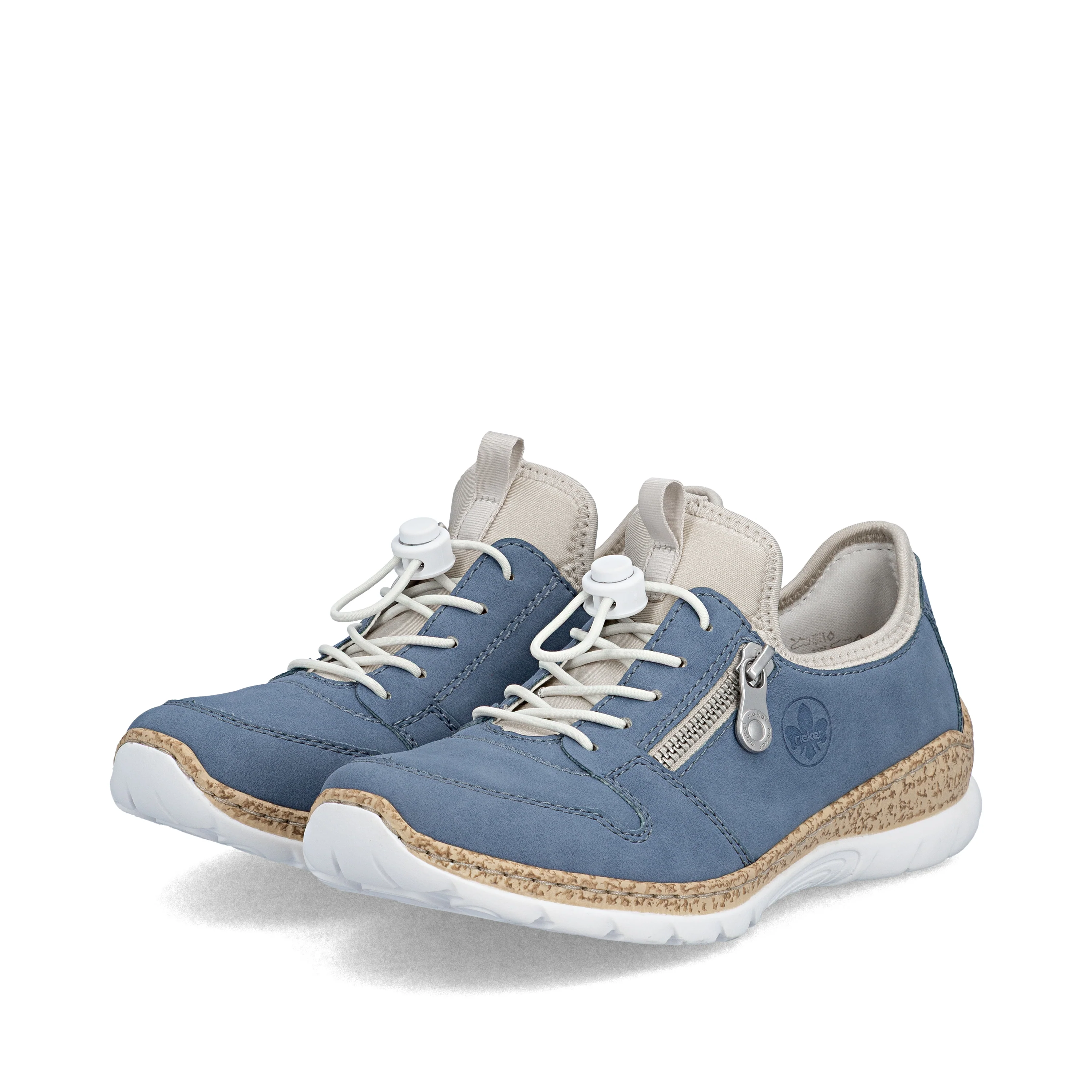 Rieker Women's Slip-on Shoe - Blue | N42G0-14 - Image 16