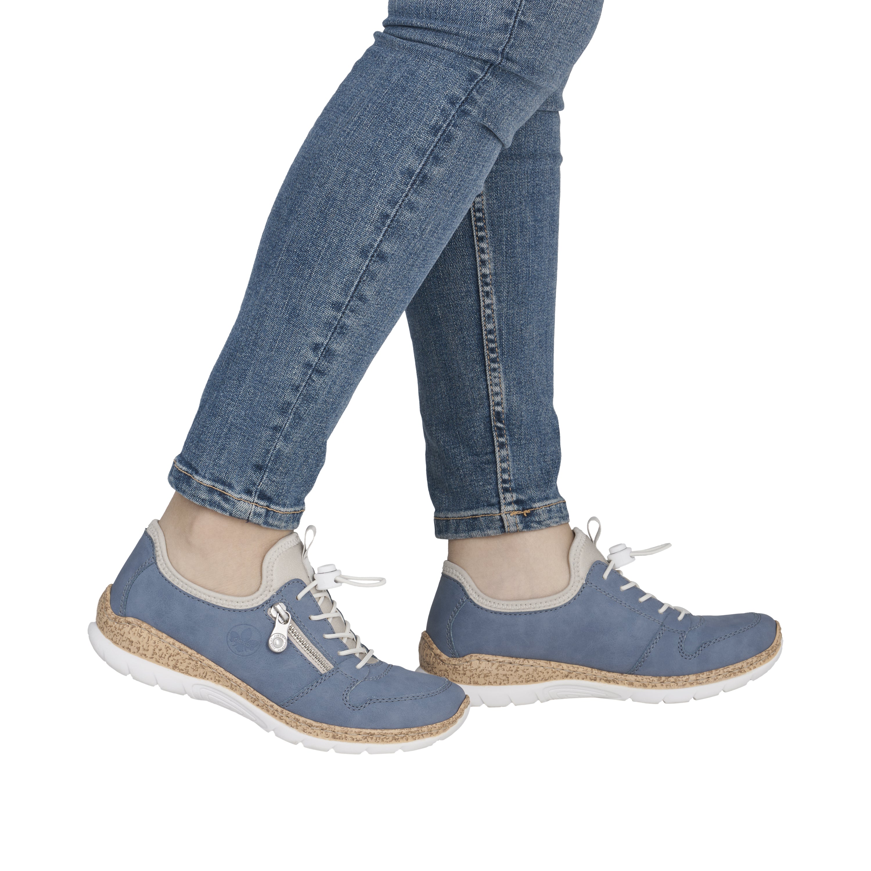 Rieker Women's Slip-on Shoe - Blue | N42G0-14 - Image 19