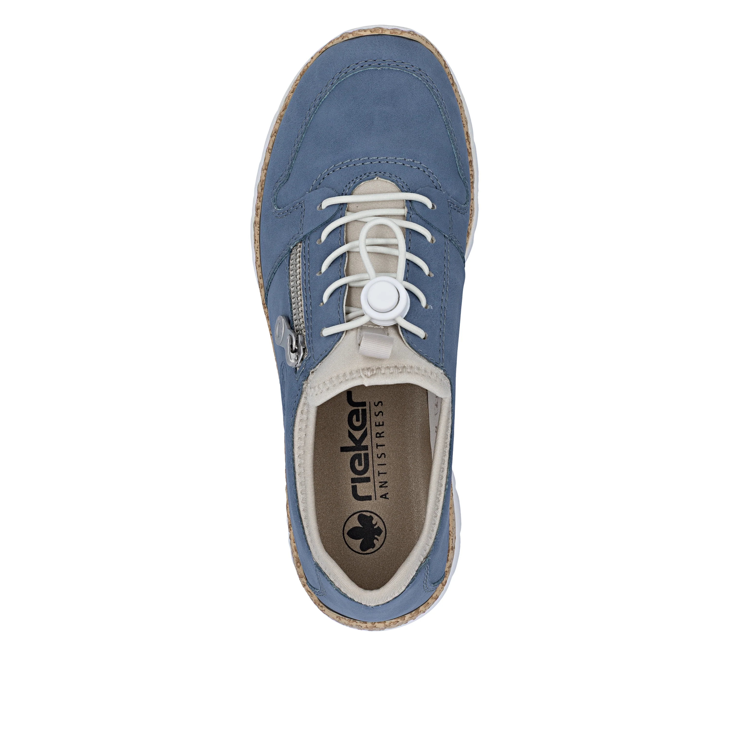 Rieker Women's Slip-on Shoe - Blue | N42G0-14 - Image 8