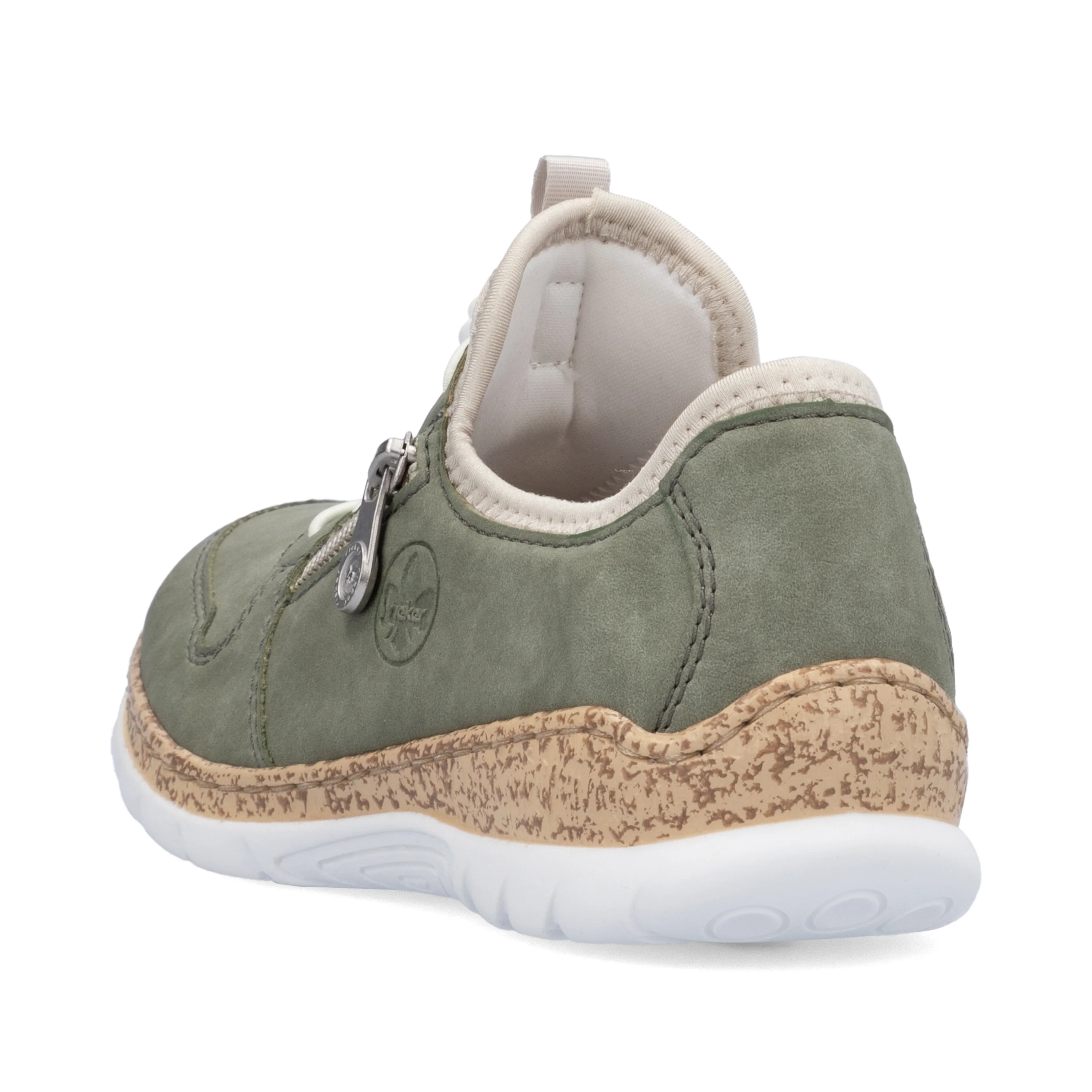 Rieker Women's Slip-on Shoe - Green | N42G0-52 - Image 3