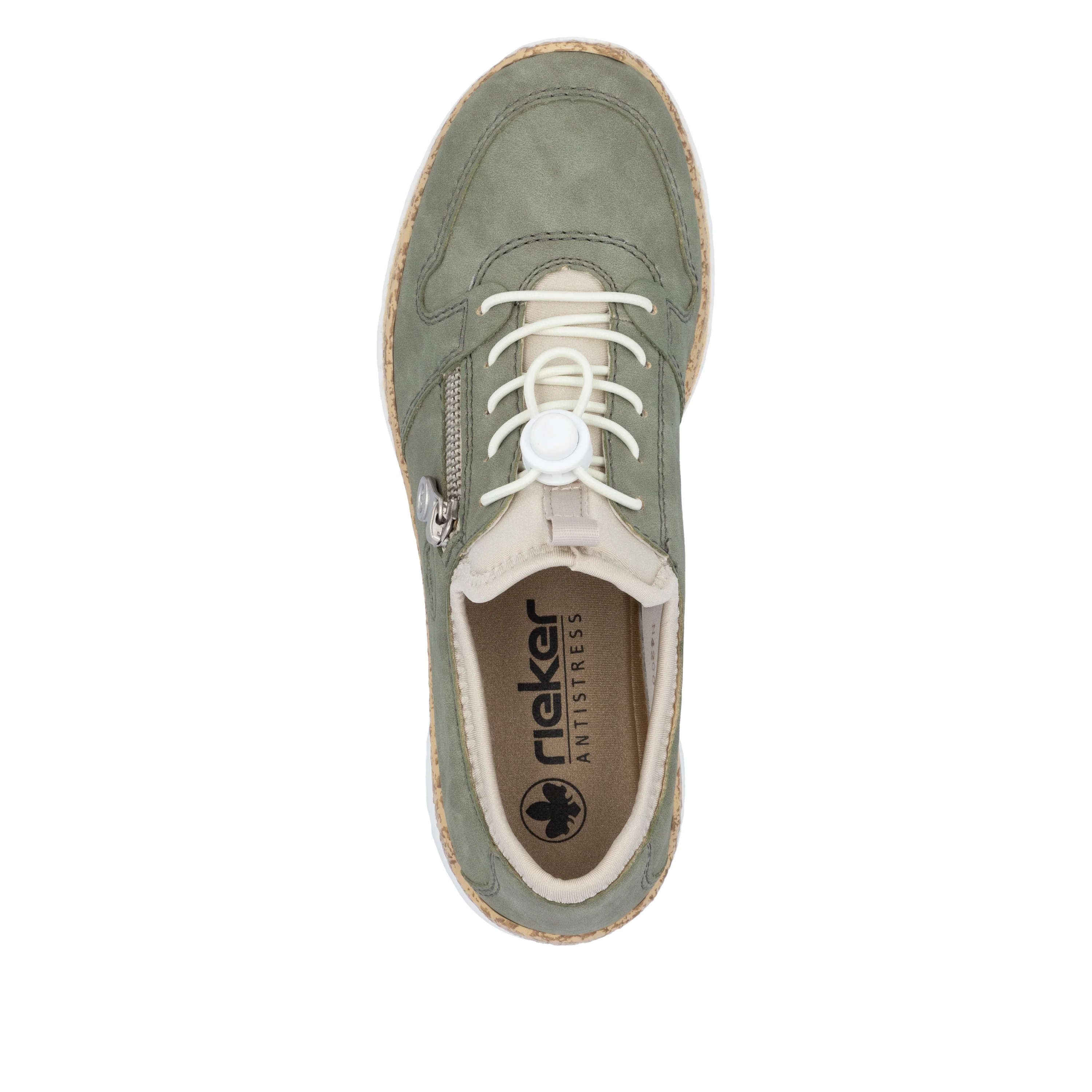 Rieker Women's Slip-on Shoe - Green | N42G0-52 - Image 4