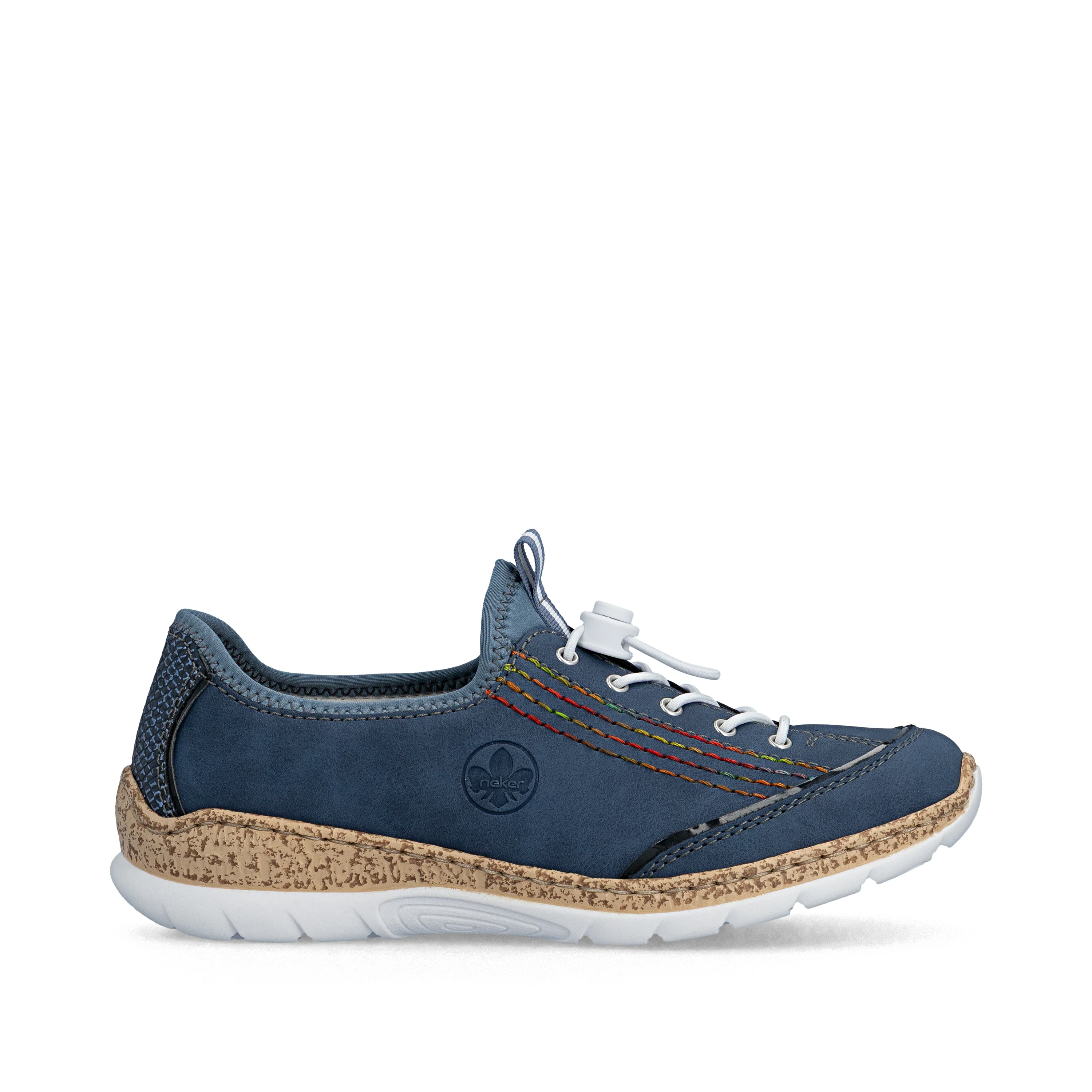 Rieker Women's Slip-on Shoe - Blue | N42T0-14 - Image 11