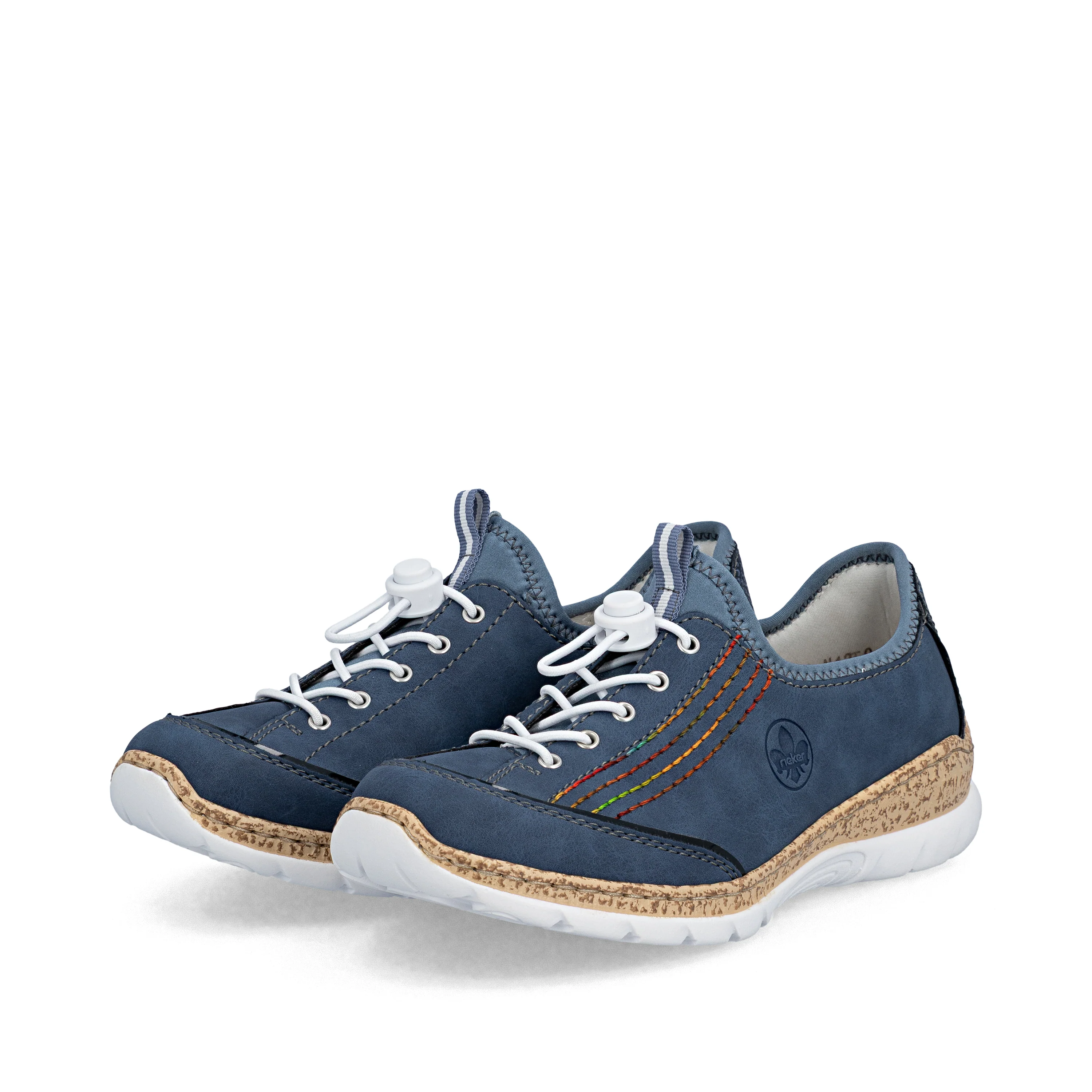 Rieker Women's Slip-on Shoe - Blue | N42T0-14 - Image 8